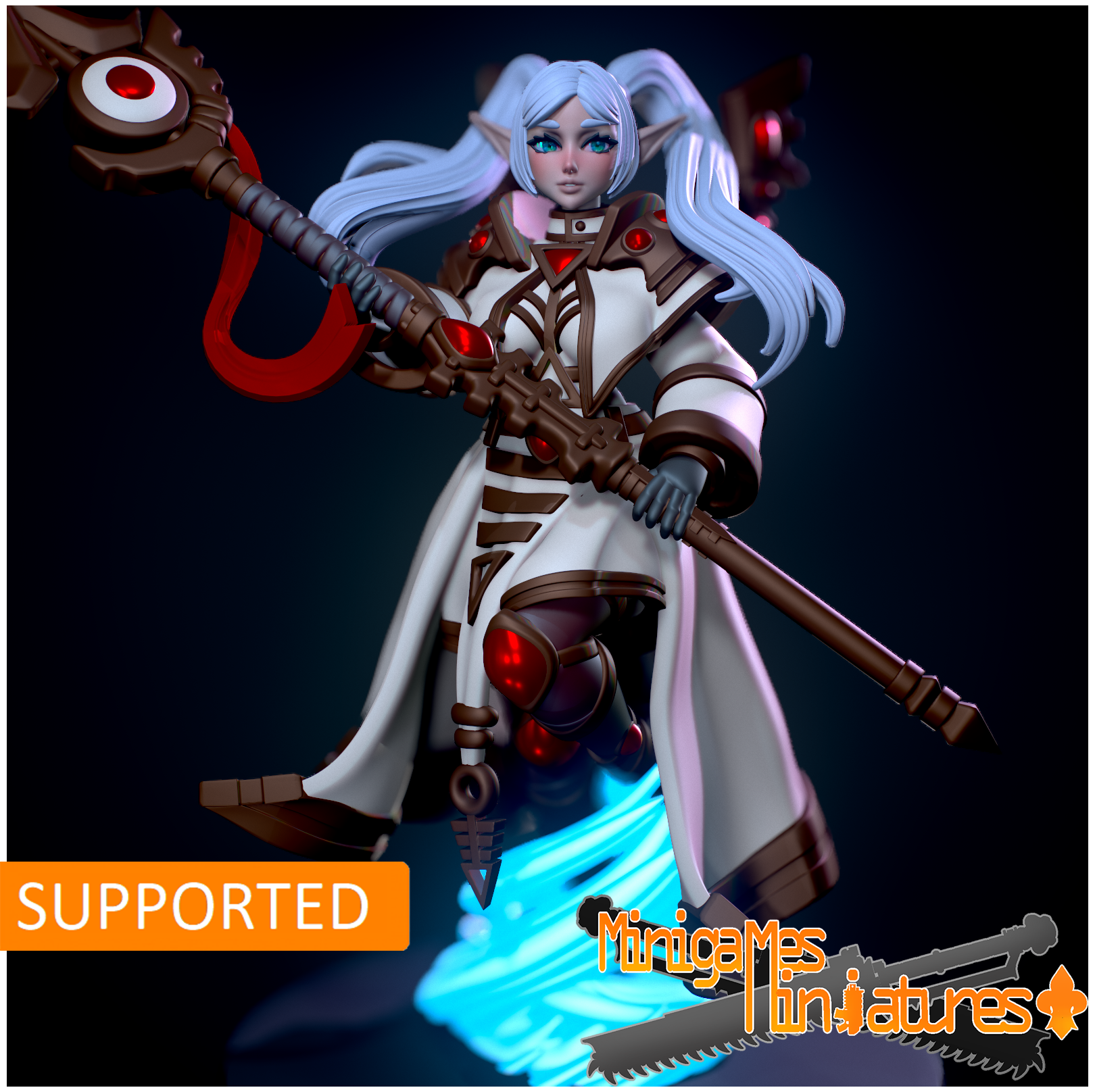 Space Elves Frieren 2. 3D printed mini.