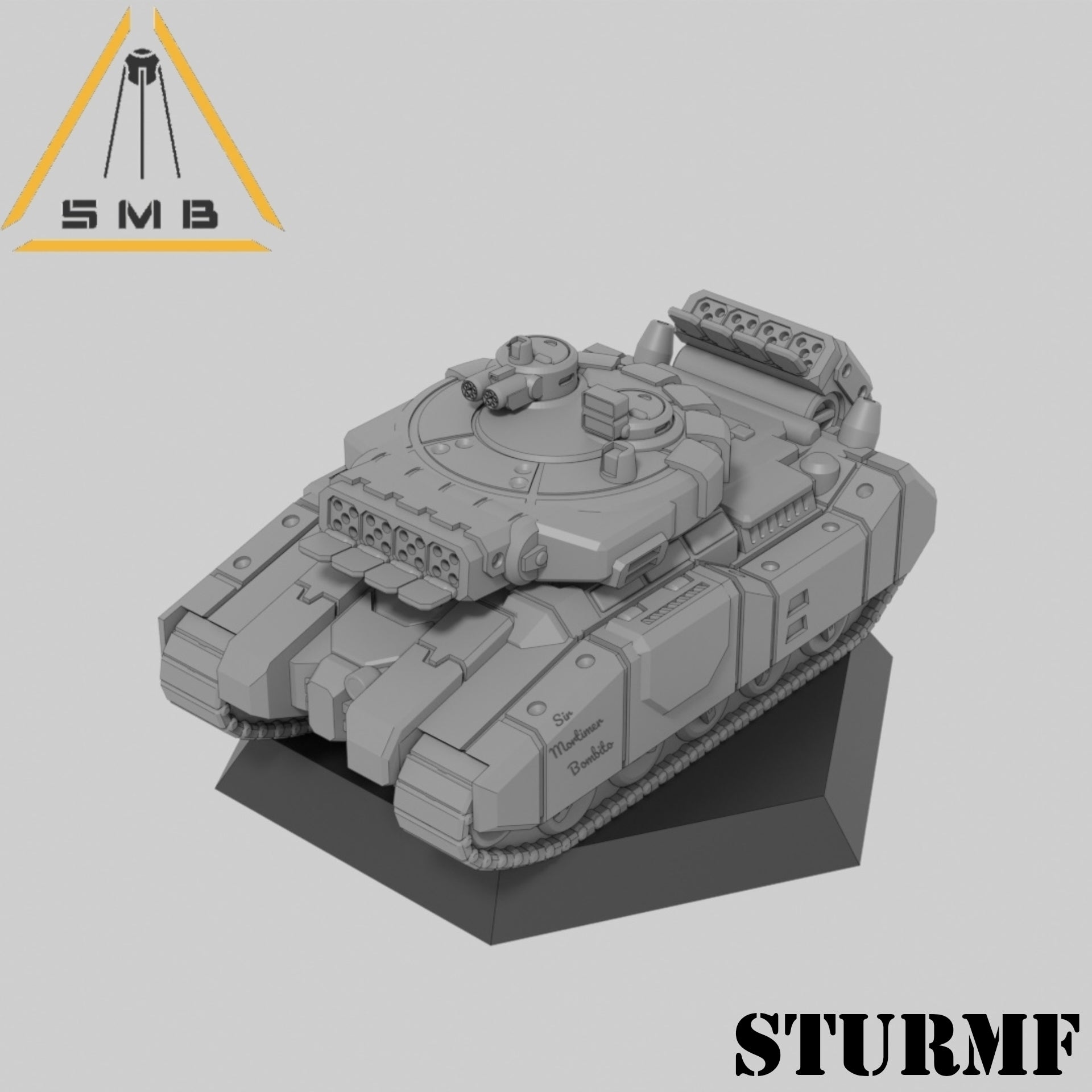 Sturmf Tank. 3D printed mini.