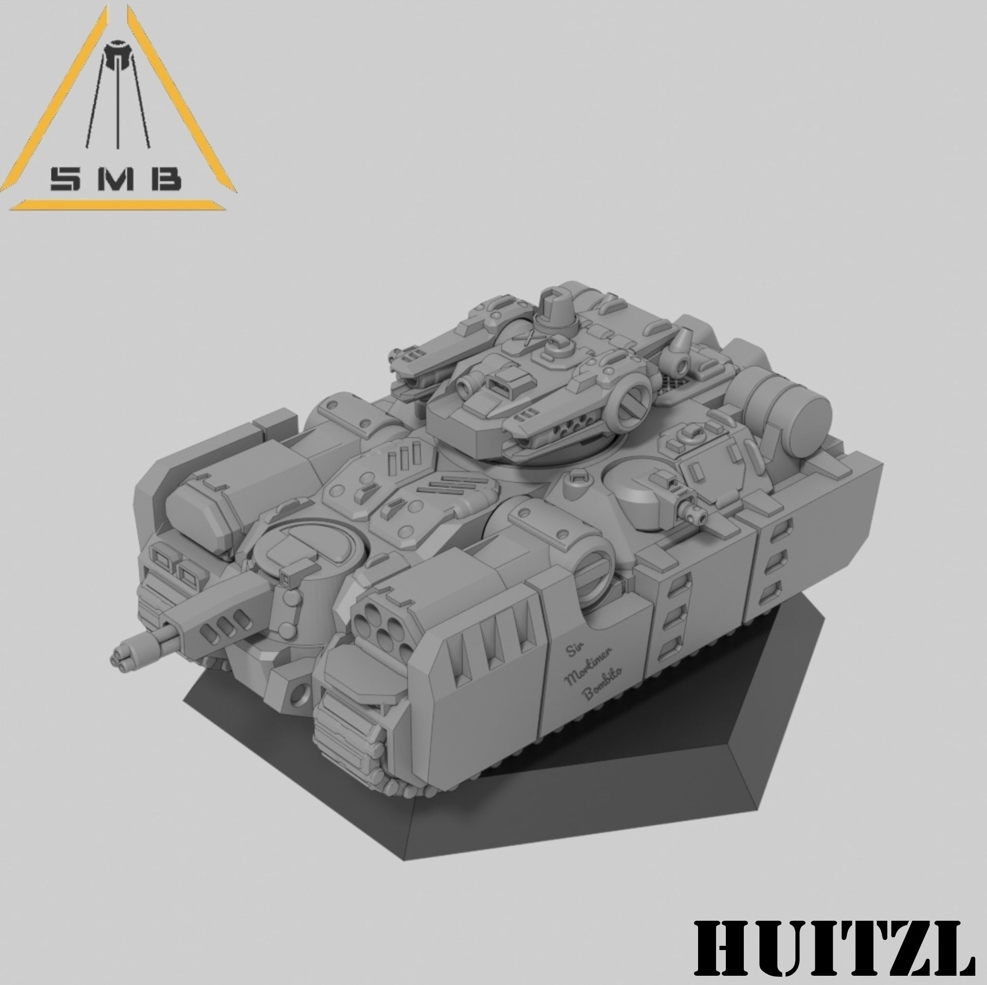 Huitzil Tank. 3D printed mini.