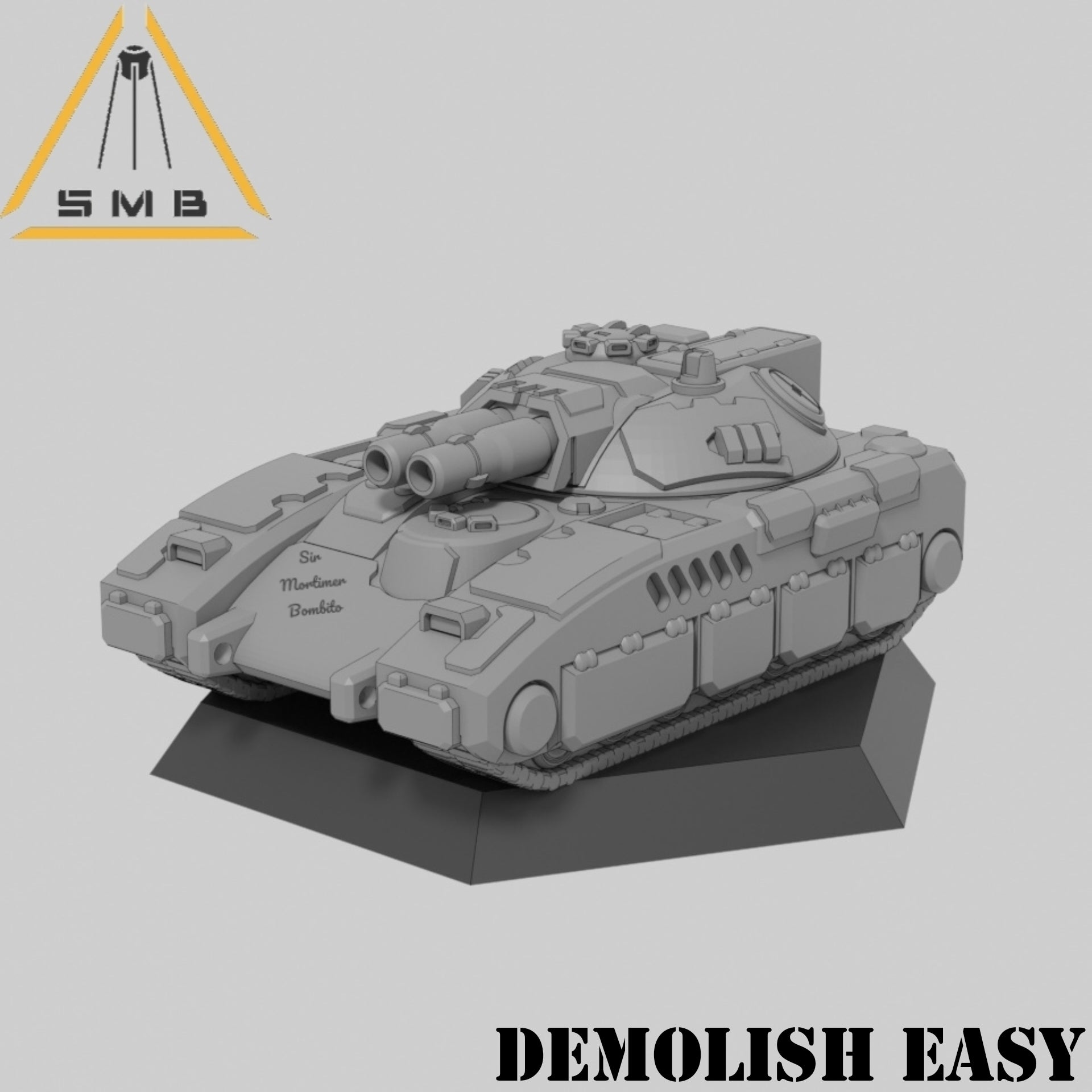 Demolish Tank. 3D printed mini.