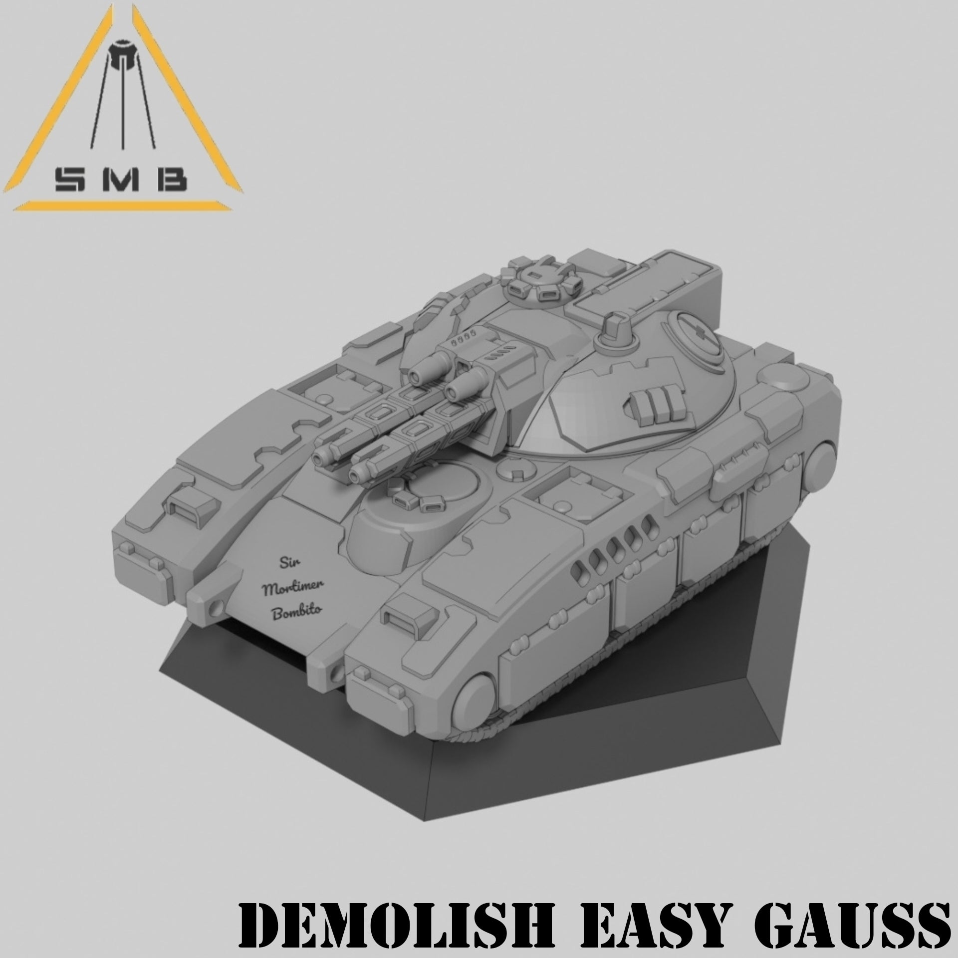 Demolish Tank. 3D printed mini.
