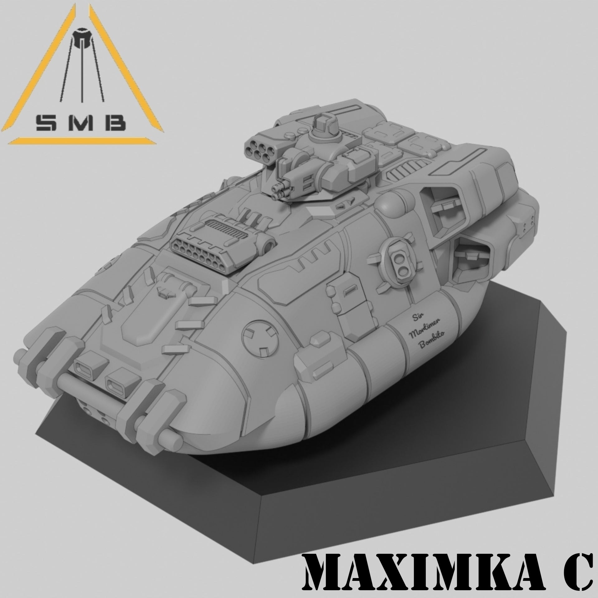 Maximka C Hovercraft. 3D printed mini.