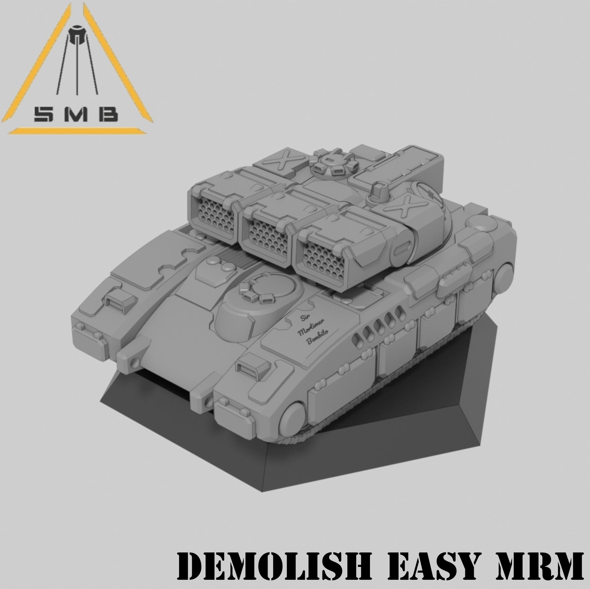 Demolish Tank. 3D printed mini.