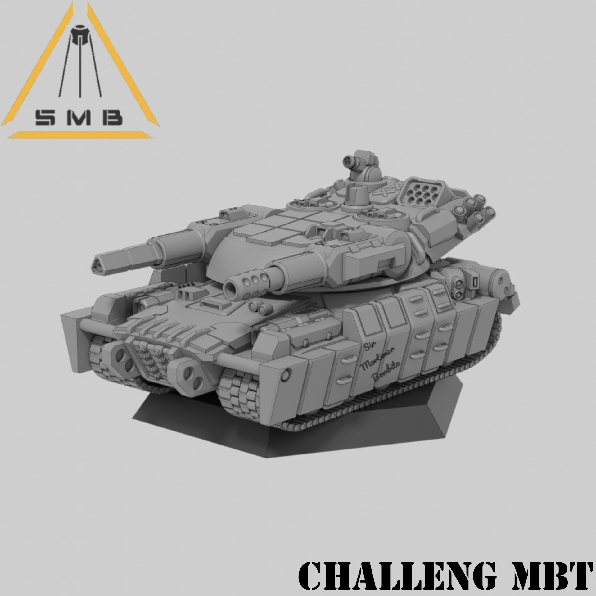 Challeng MBT. 3D printed mini.