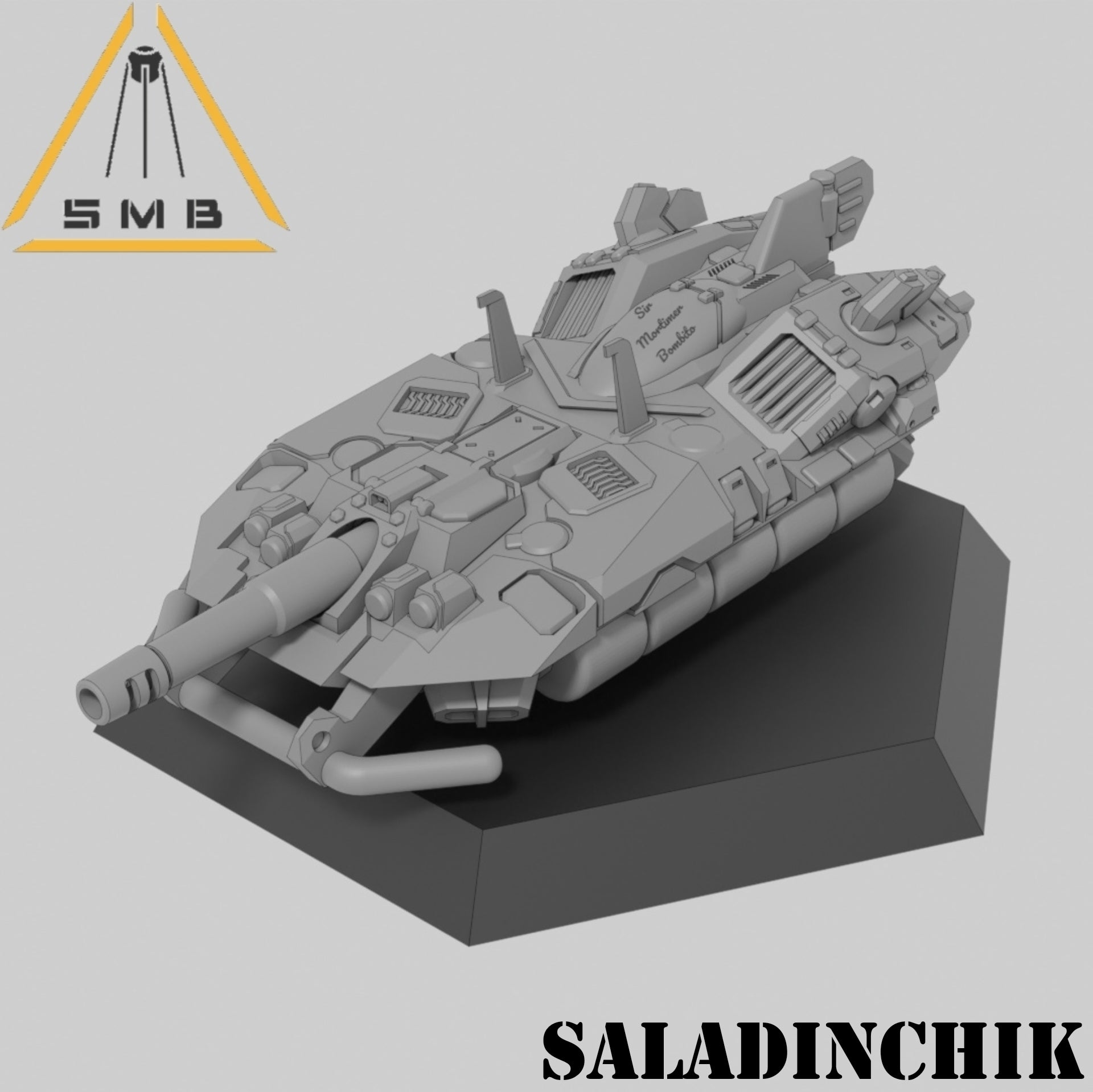 Saladinchik Hovercraft. 3D printed mini.