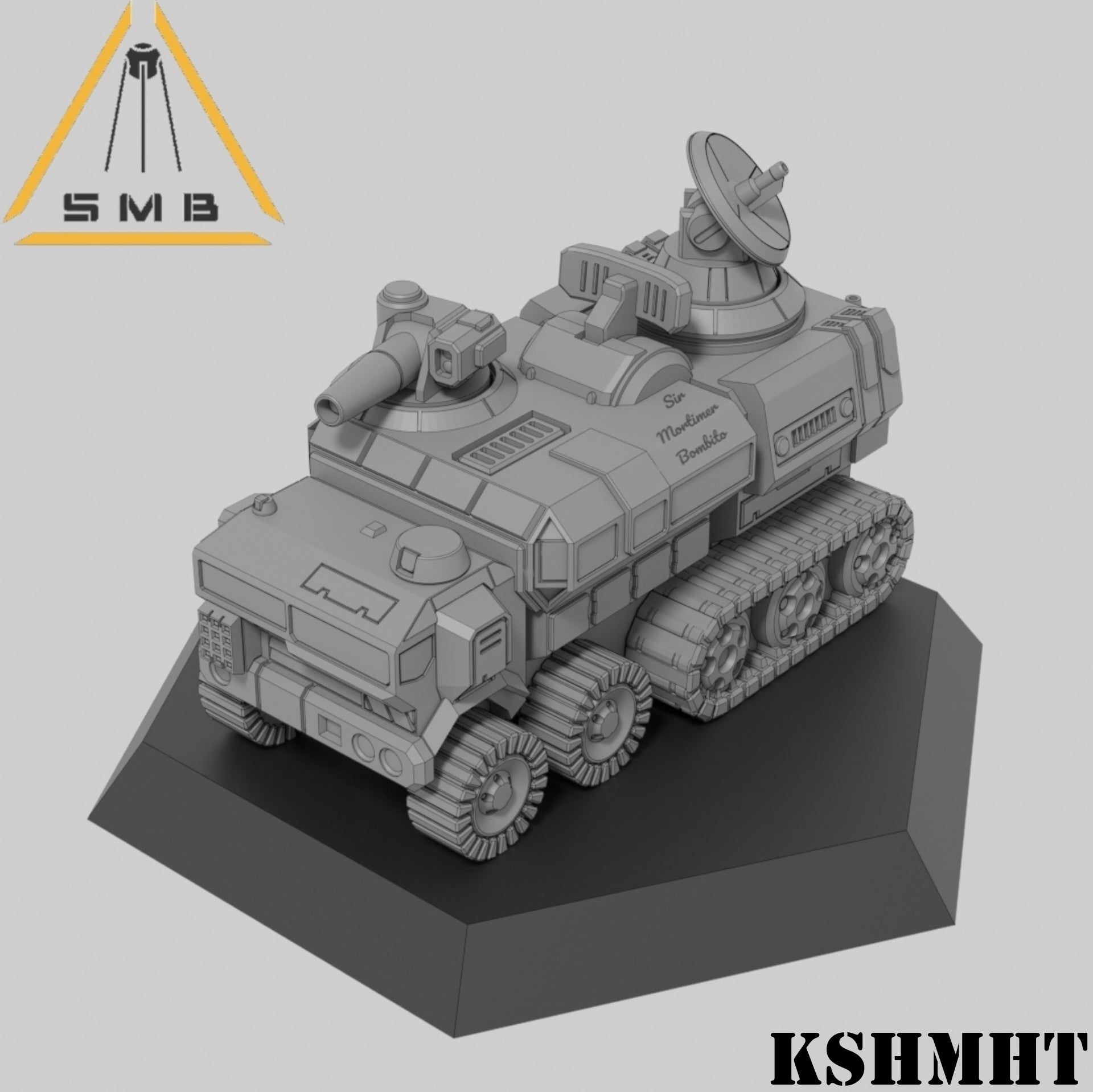 KSHMHT HQ Vehicle. 3D printed mini.