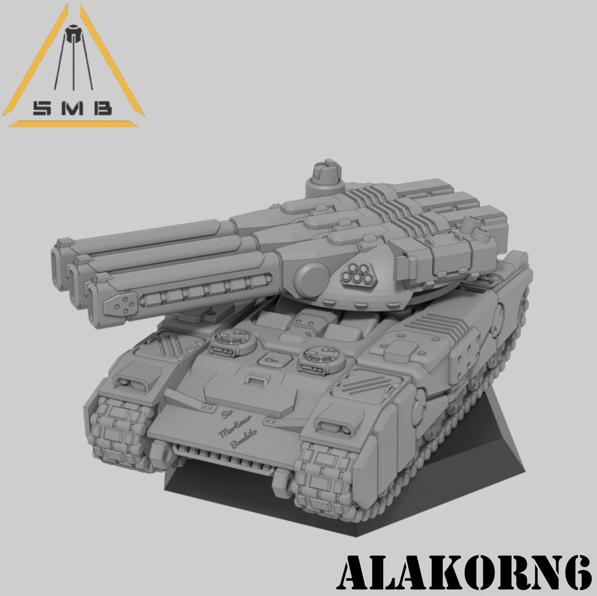 Alakorn 6 Tank. 3D printed mini.