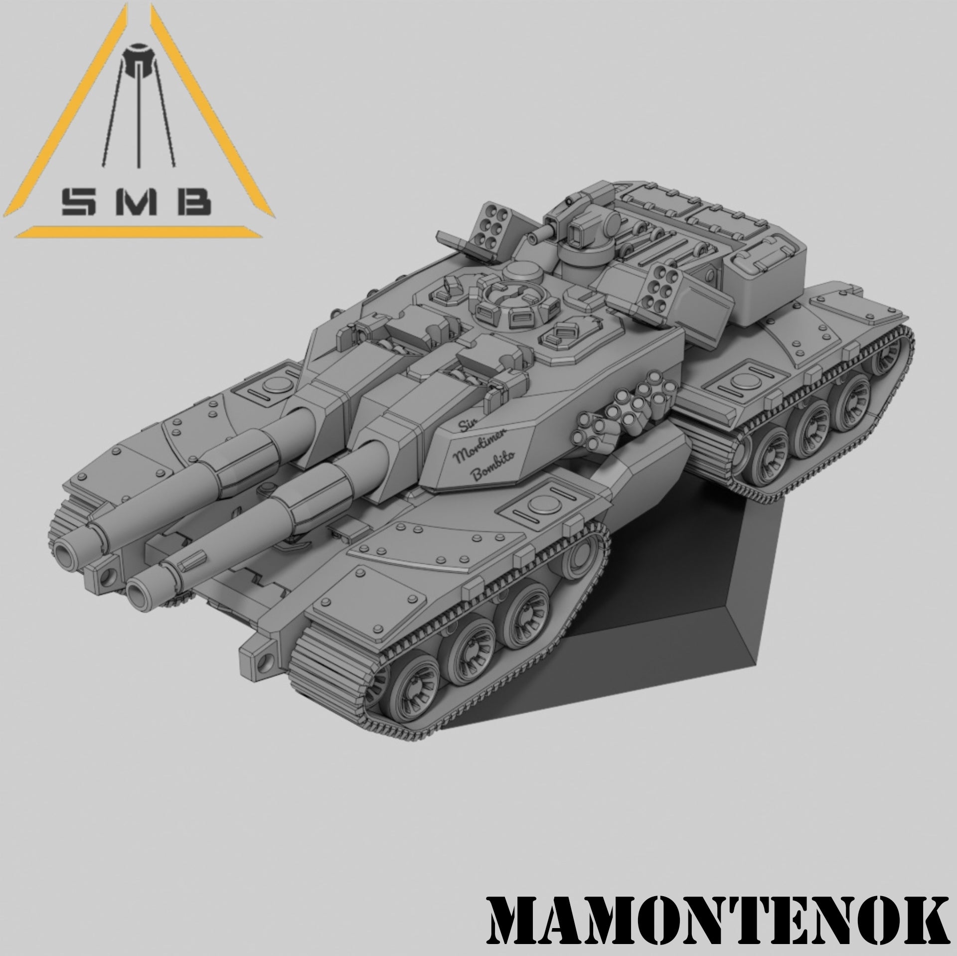 Mamontenok Tank. 3D printed mini.