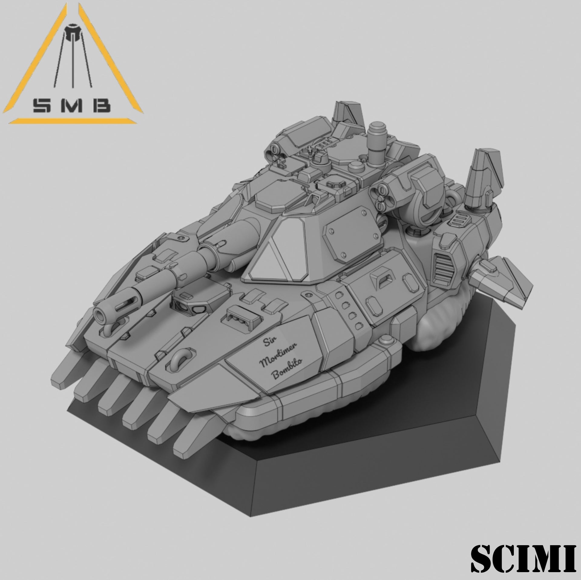 Scimi Hovercraft. 3D printed mini.