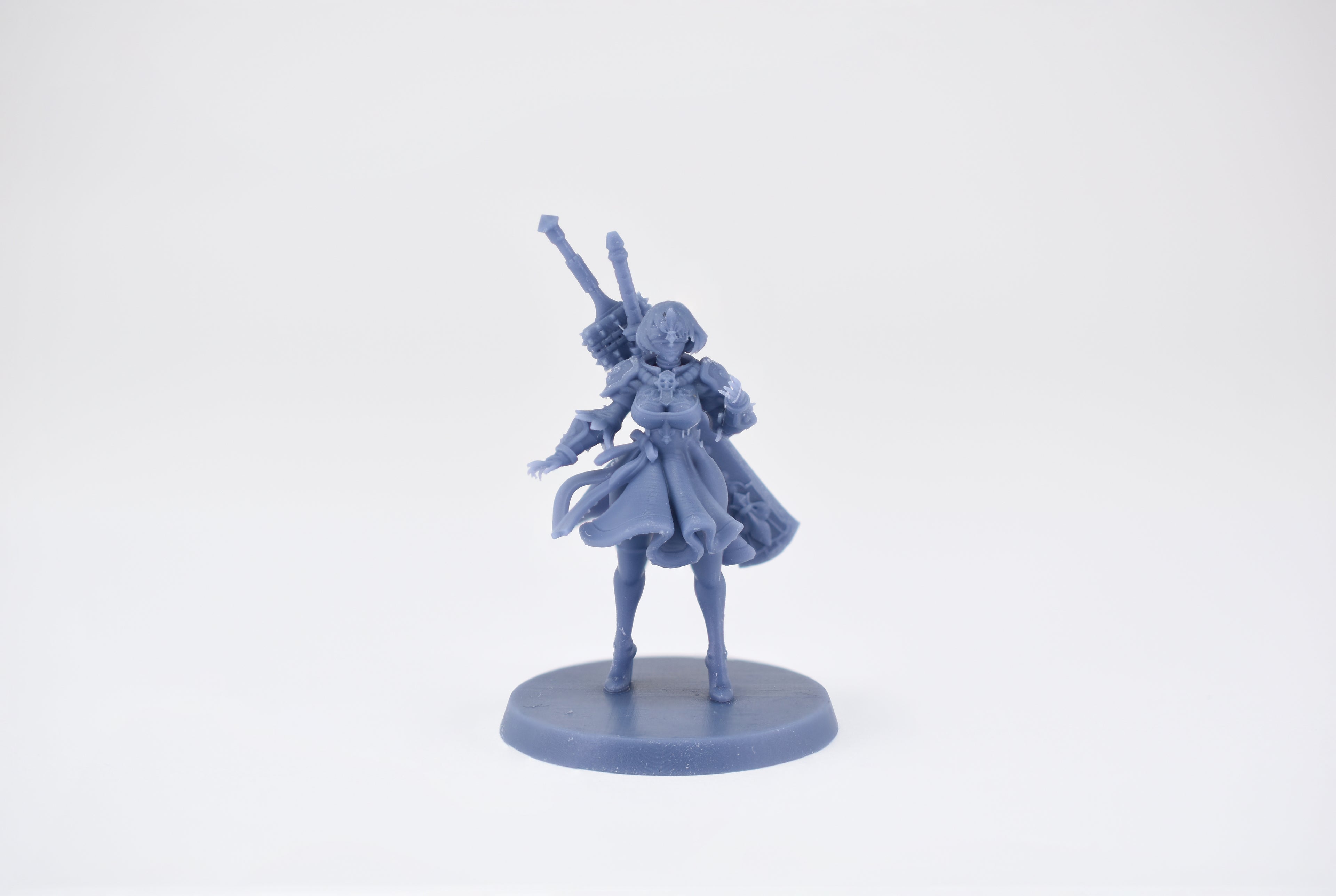 Space Nuns Sister Nier 2. 3D printed mini.
