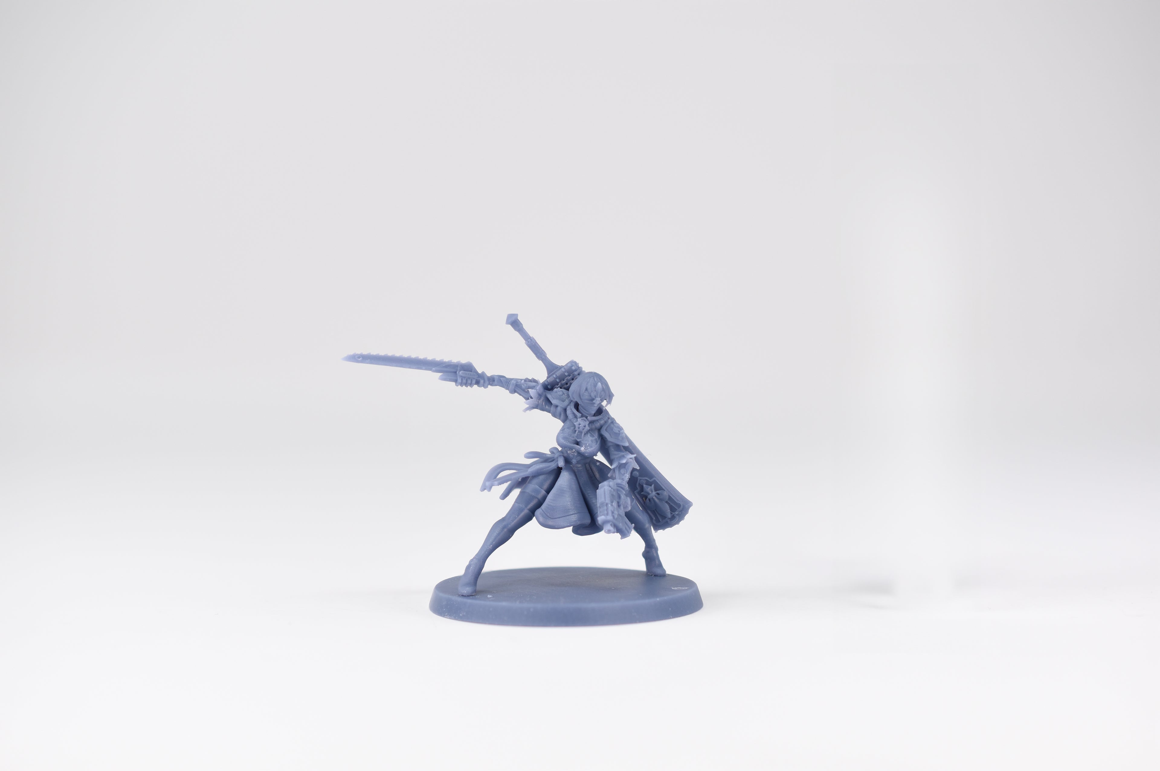 Space Nuns Sister Nier 3. 3D printed mini.