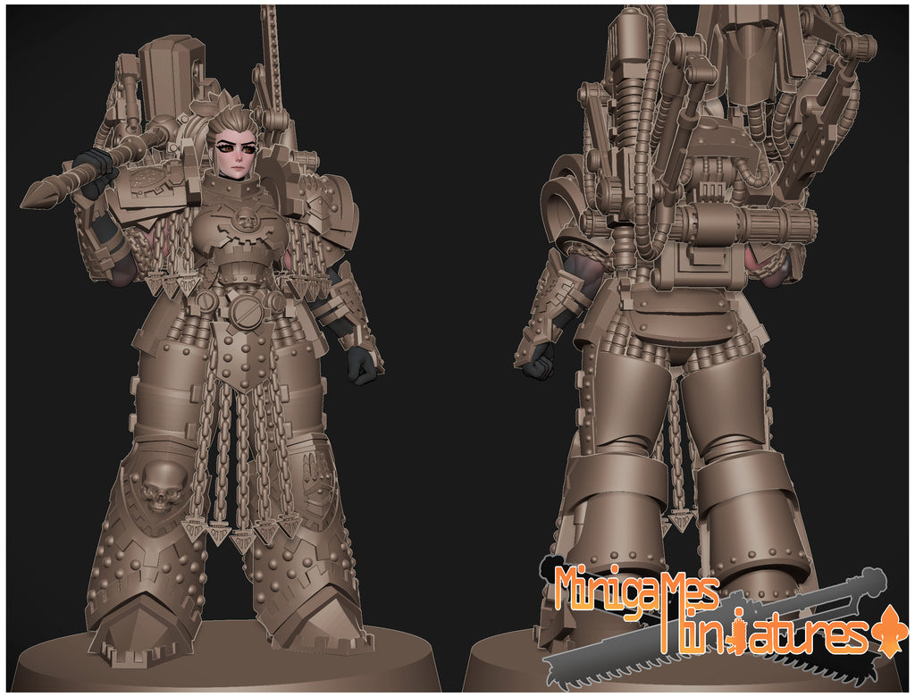 Matriarch Lady Ferra 2. 3D printed mini.