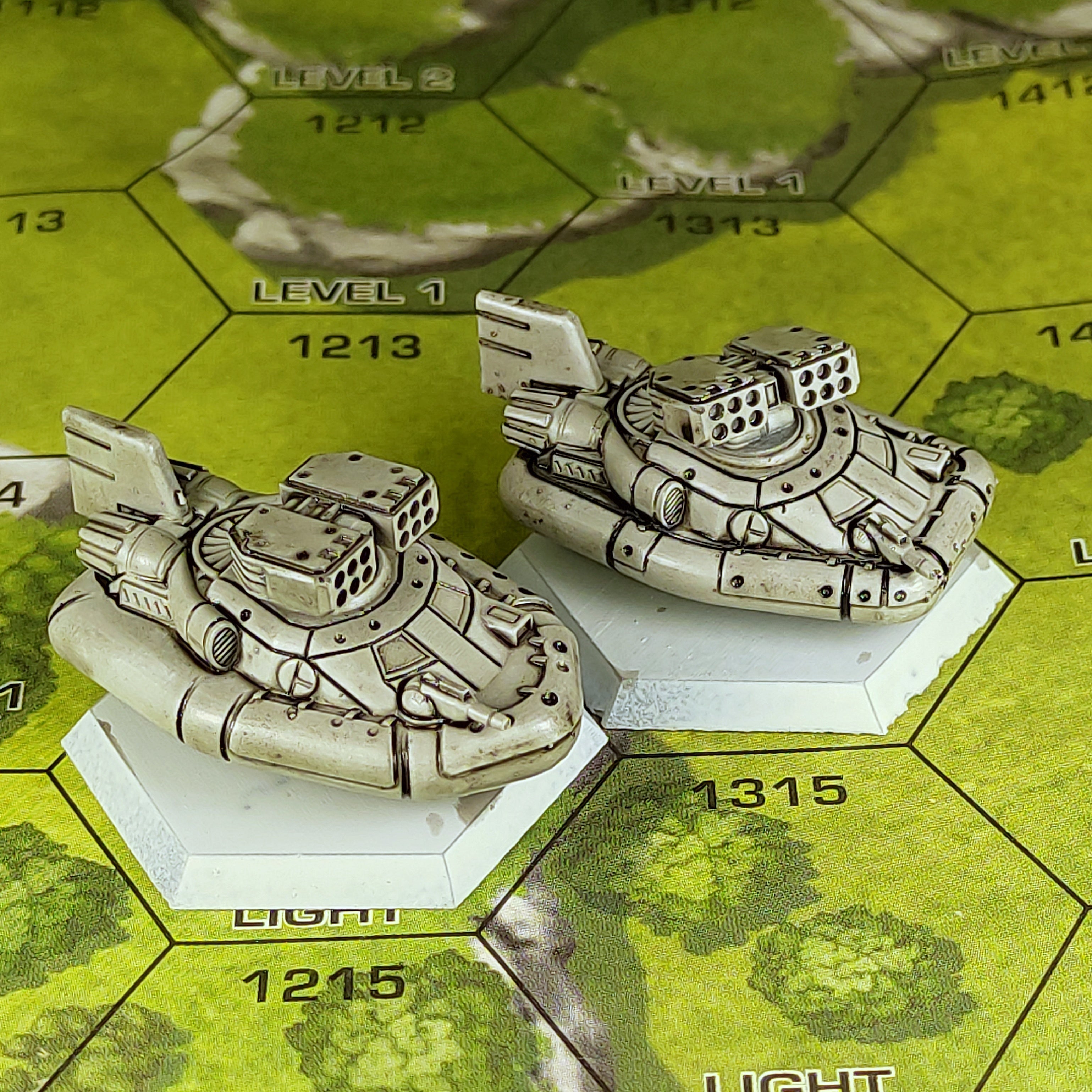 Pegas K Hovercraft (pointed nose). 3D printed mini.