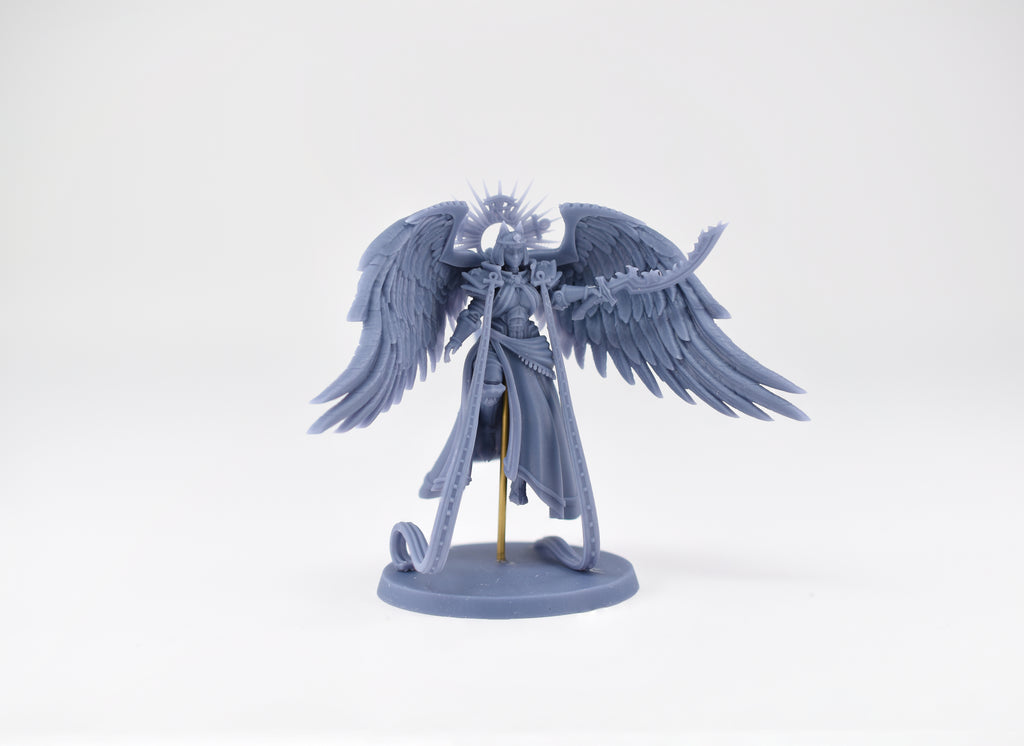 Space Nuns Bastet Celesine Saint. 3D printed mini.