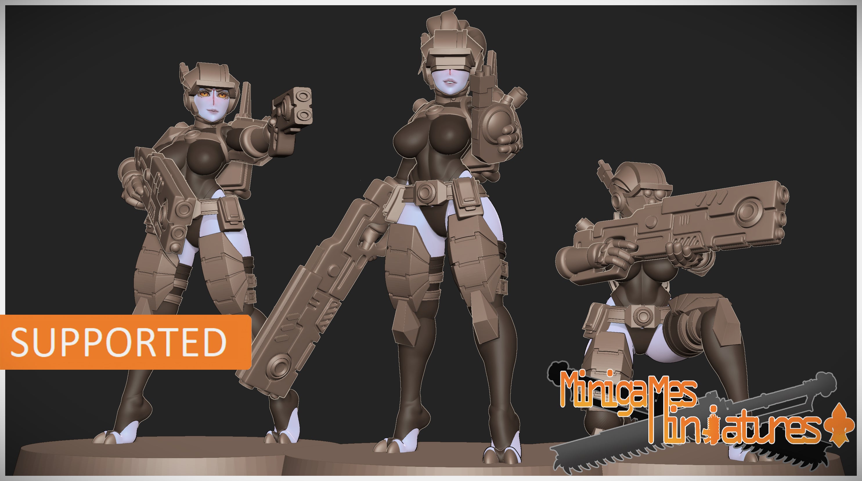 Greater Good Breachers Short. 3D printed mini.