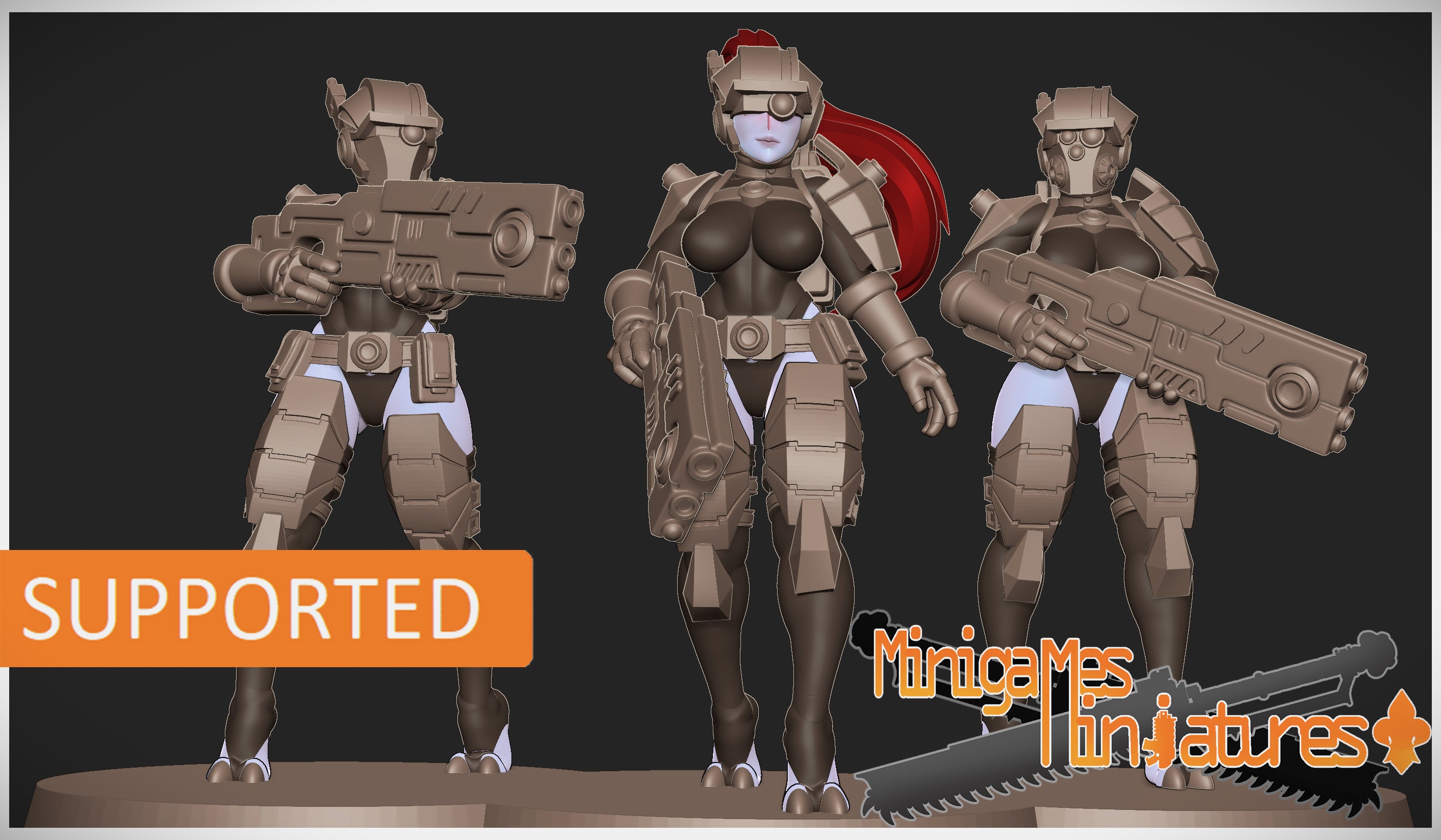 Greater Good Breachers Short. 3D printed mini.