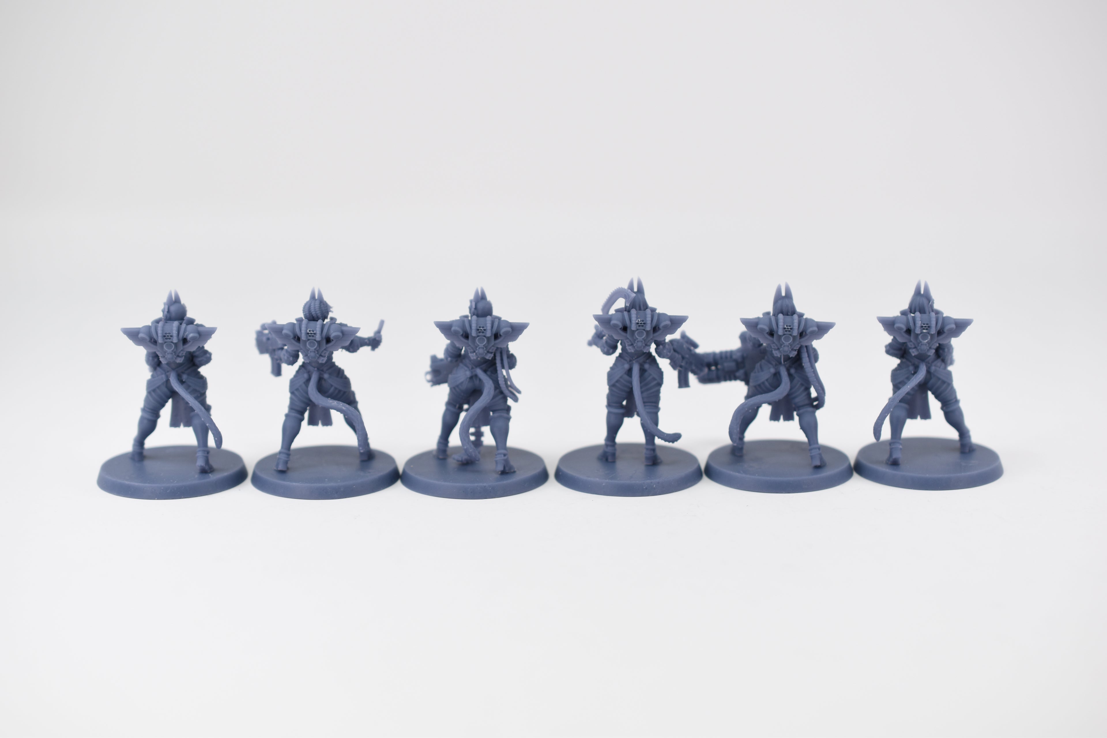 Space Nuns Bastet Nuns squad (12 models). 3D printed minis.