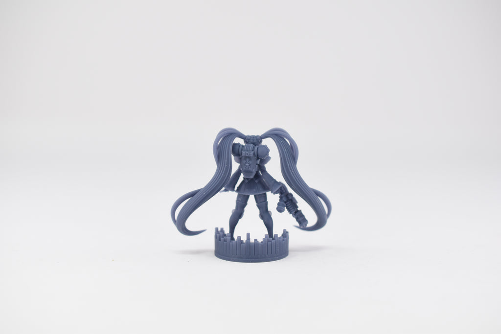 Space Nuns sister Miku. 3D printed mini.