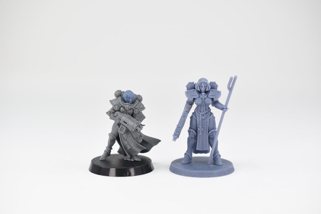 Space Nuns Sister Luce. 3D printed mini.