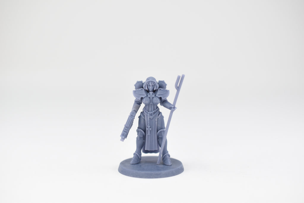Space Nuns Sister Luce. 3D printed mini.