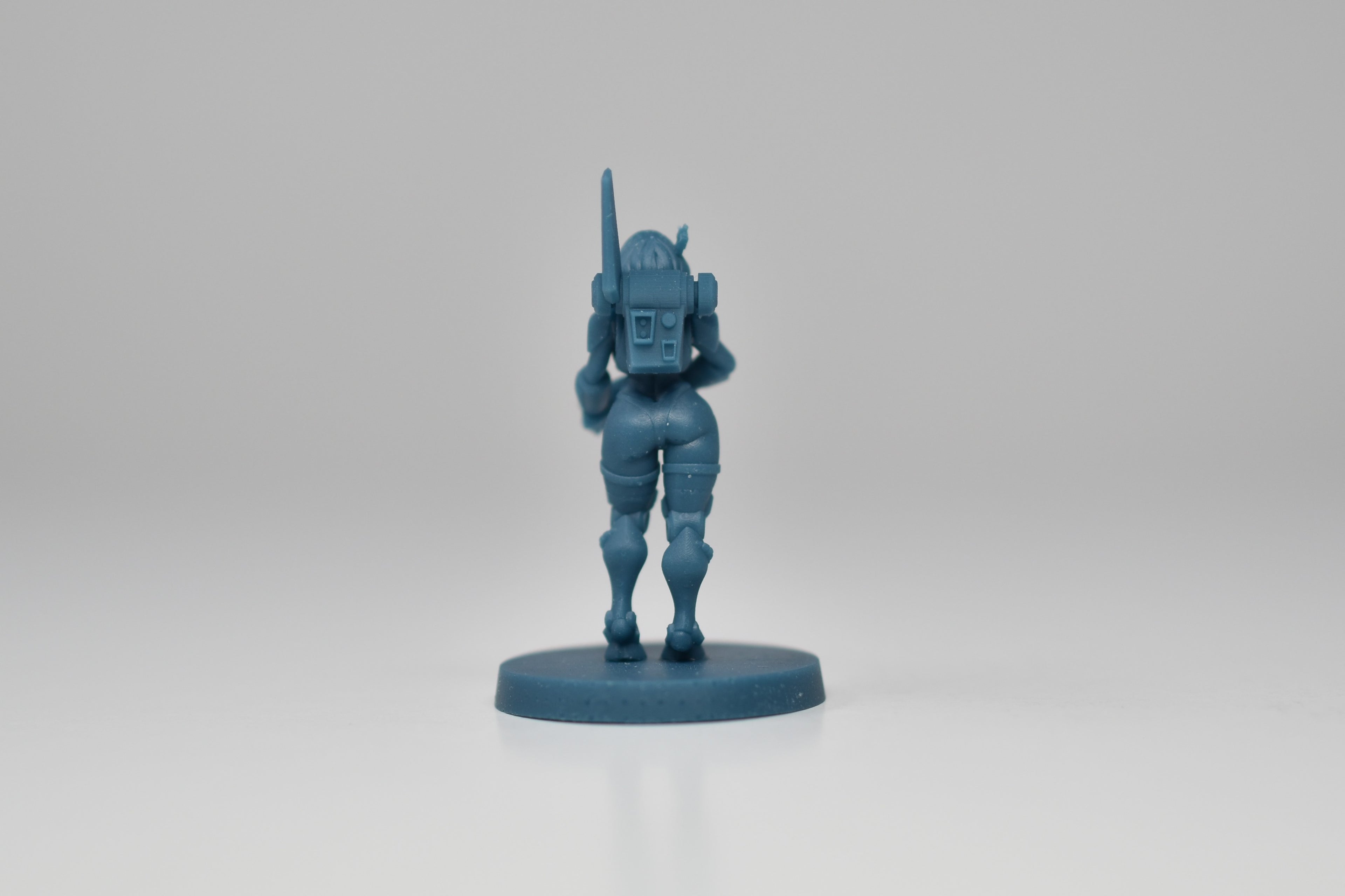 Greater Good Female Character. 3D printed mini.