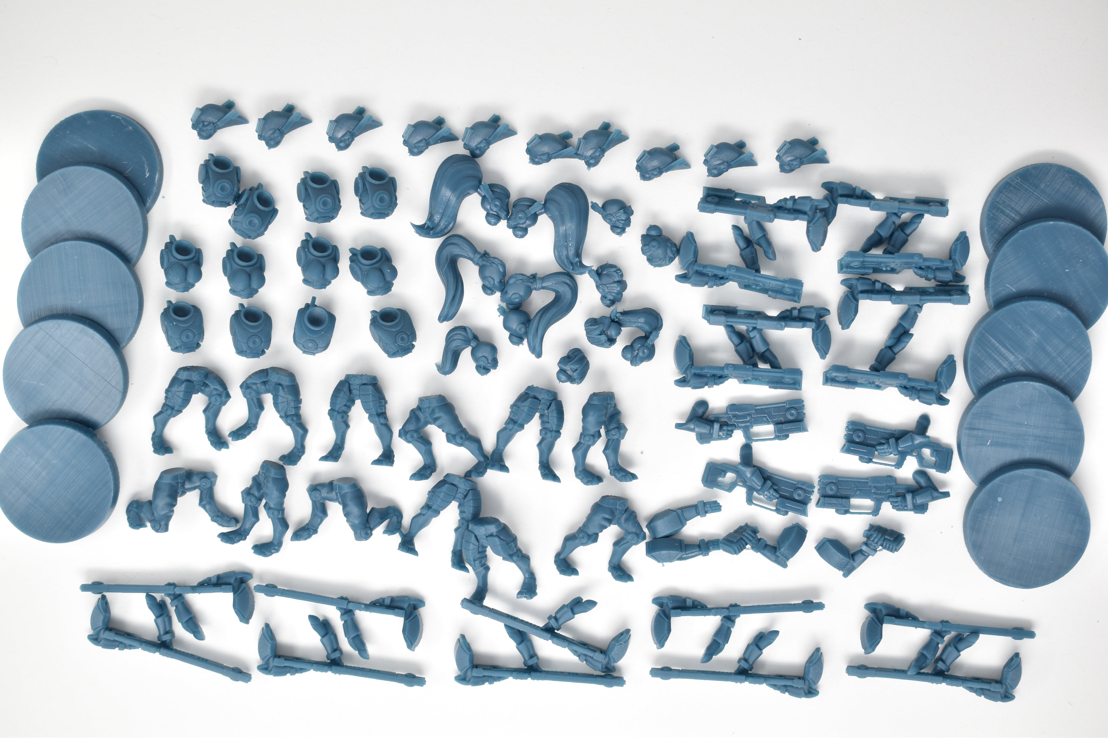 Greater Good Warriors Short. 3D printed minis.