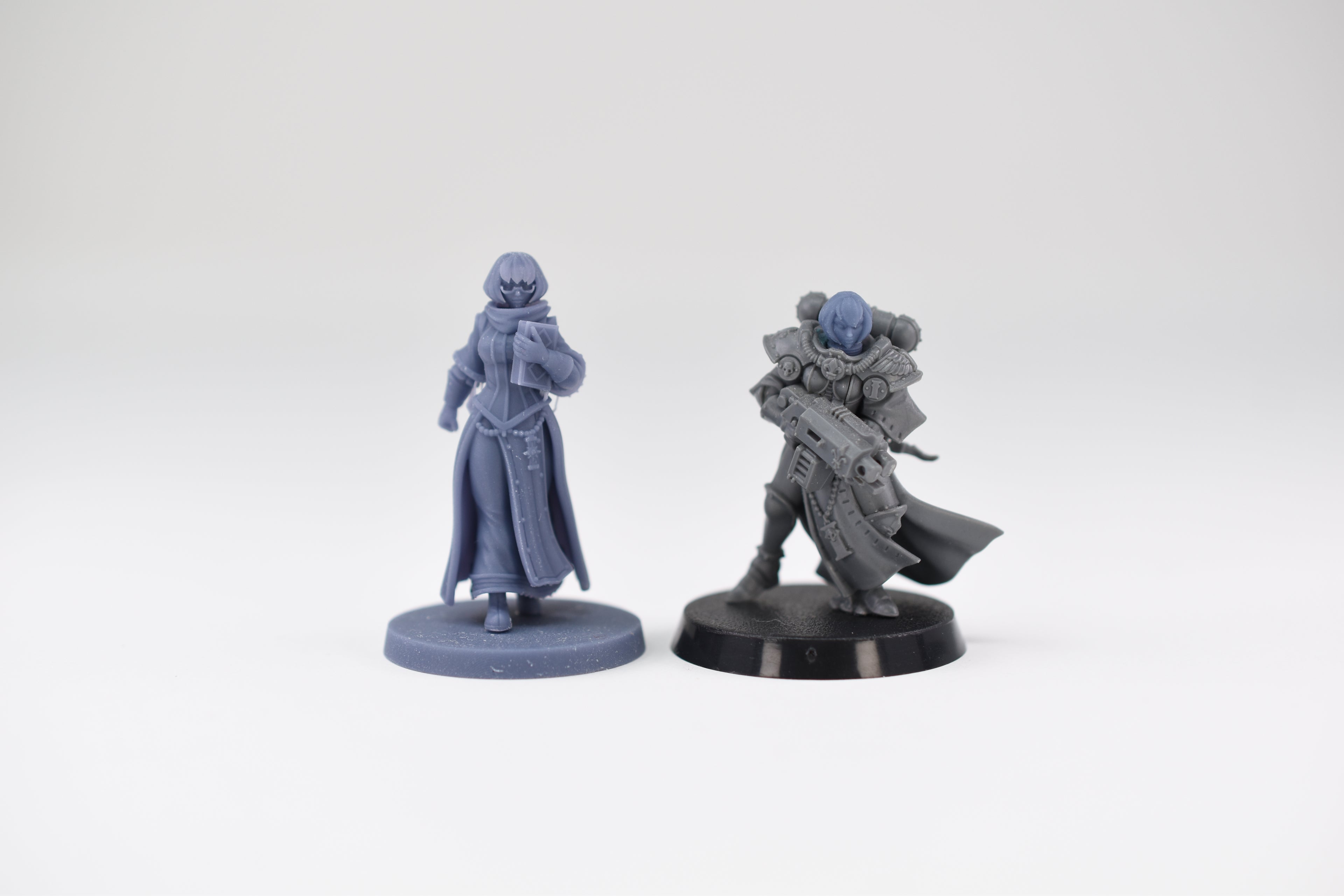 Space Nuns Librarian 2. 3D printed mini.