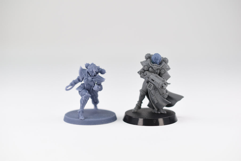 Space Nuns Sister Ryuko 2. 3D printed mini.