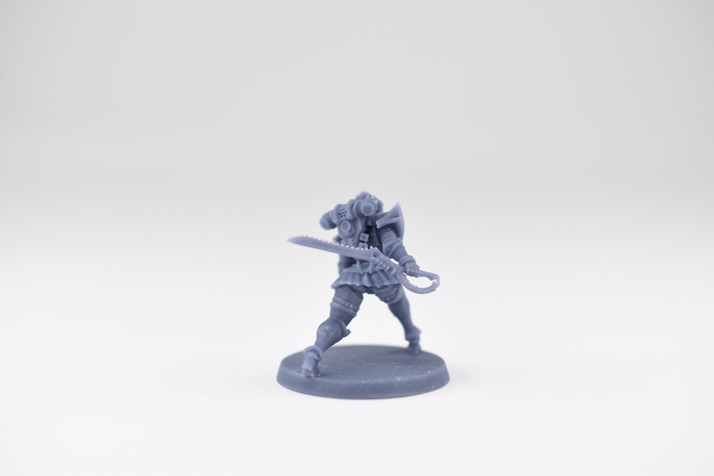 Space Nuns Sister Ryuko 2. 3D printed mini.