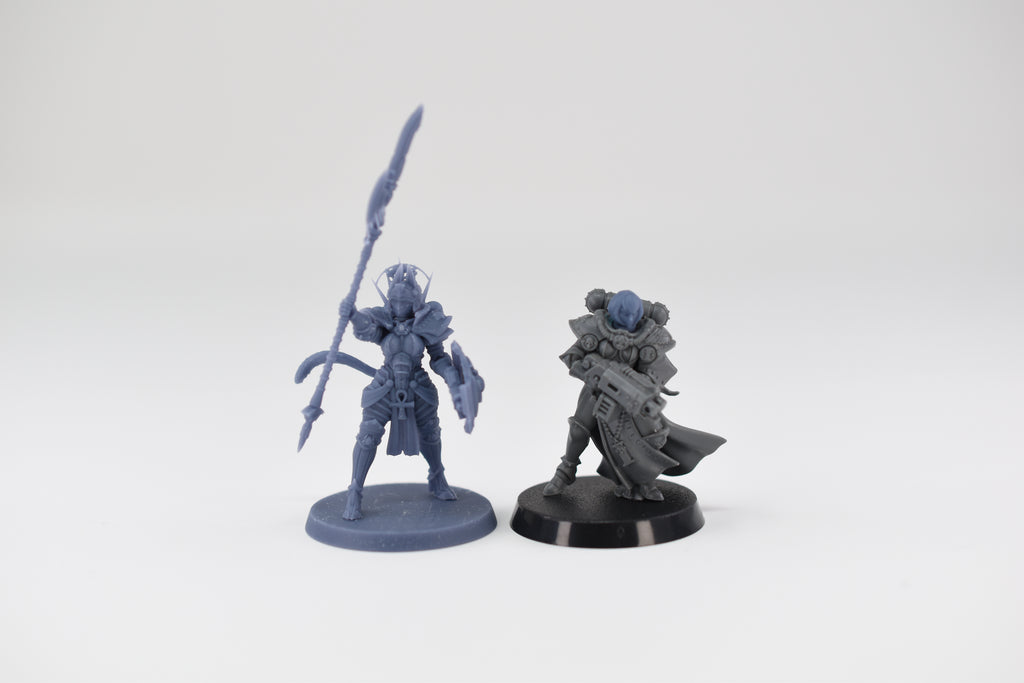 Space Nuns Bastet Sacresants squad (10 models). 3D printed minis.