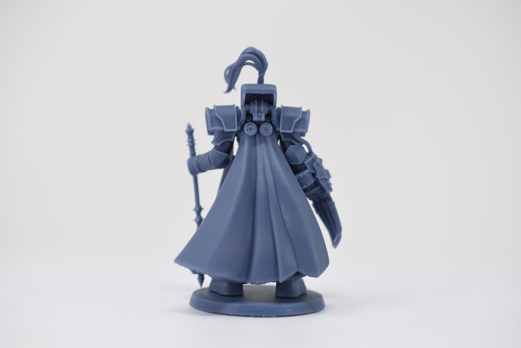 Matriarch Lady Horus v1 (no wolf). 3D printed mini.