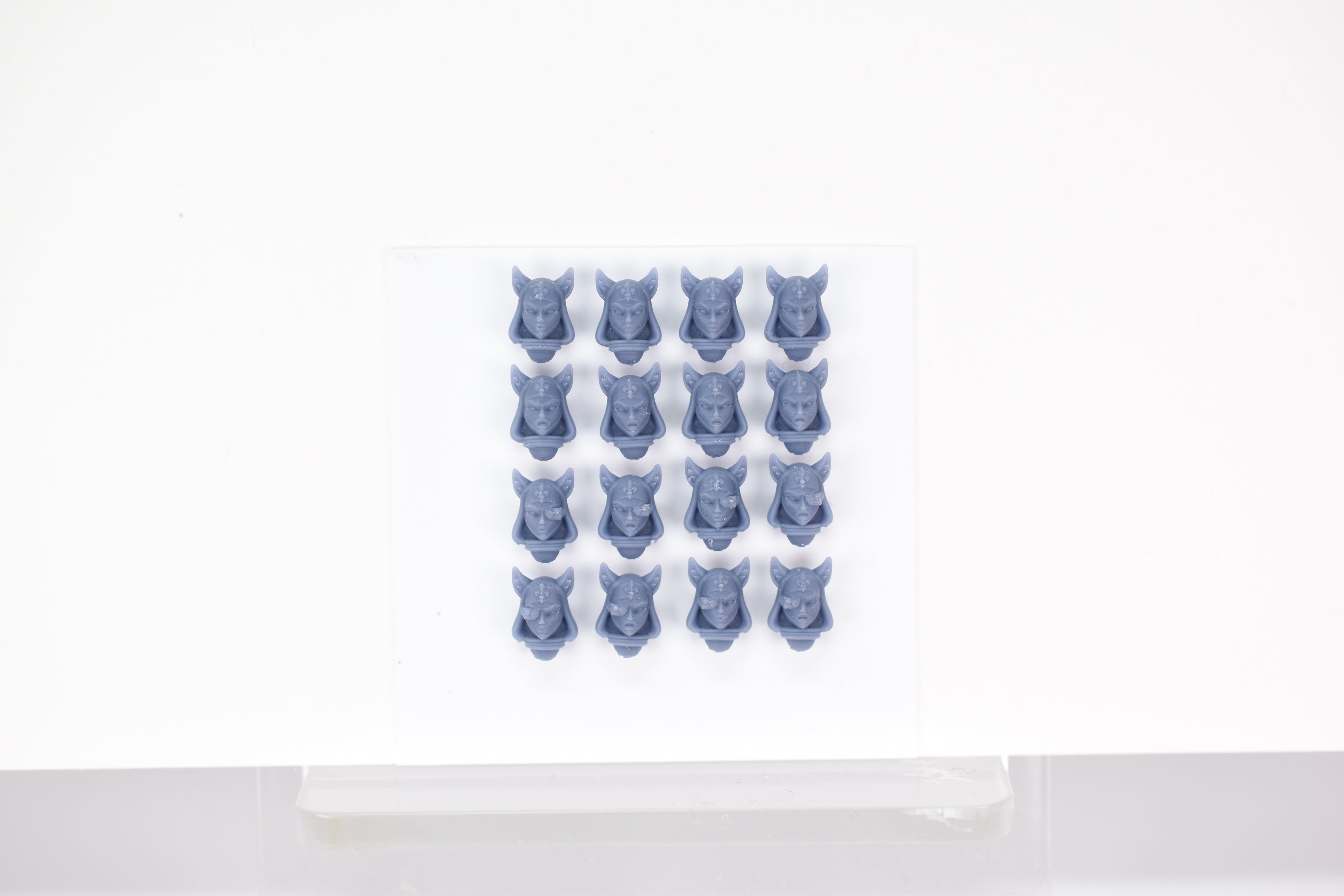 Sci-Fi Space Neko Nuns female head pack 3, Neko Habits. 3D printed conversion bits.