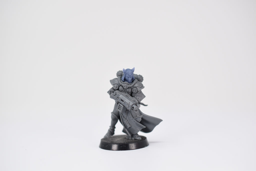 Sci-Fi Space Neko Nuns female head pack 3, Neko Habits. 3D printed conversion bits.
