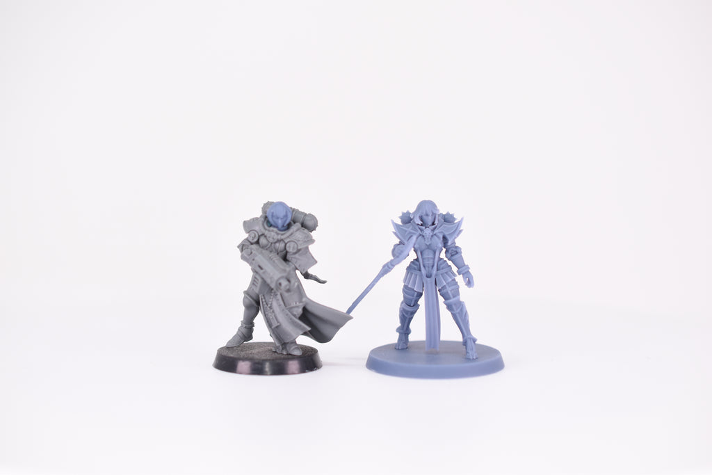 Space Nuns Sister Ryuko 1. 3D printed mini.
