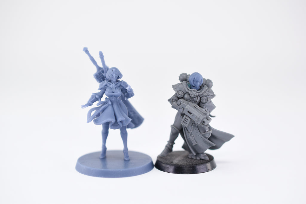Space Nuns Sister Nier 2. 3D printed mini.