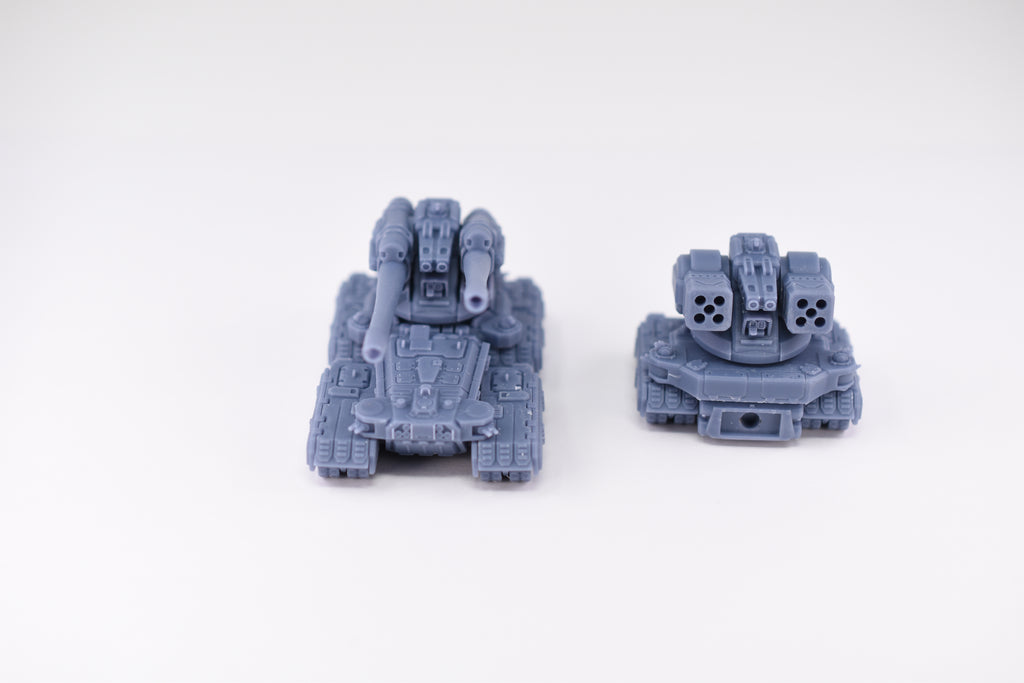 Daster Superheavy Artillery. 3D printed mini.