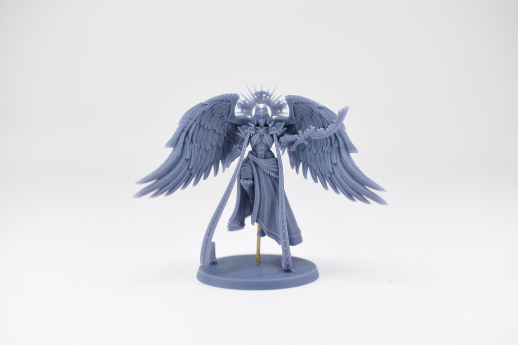 Space Nuns Bastet Celesine Saint. 3D printed mini.