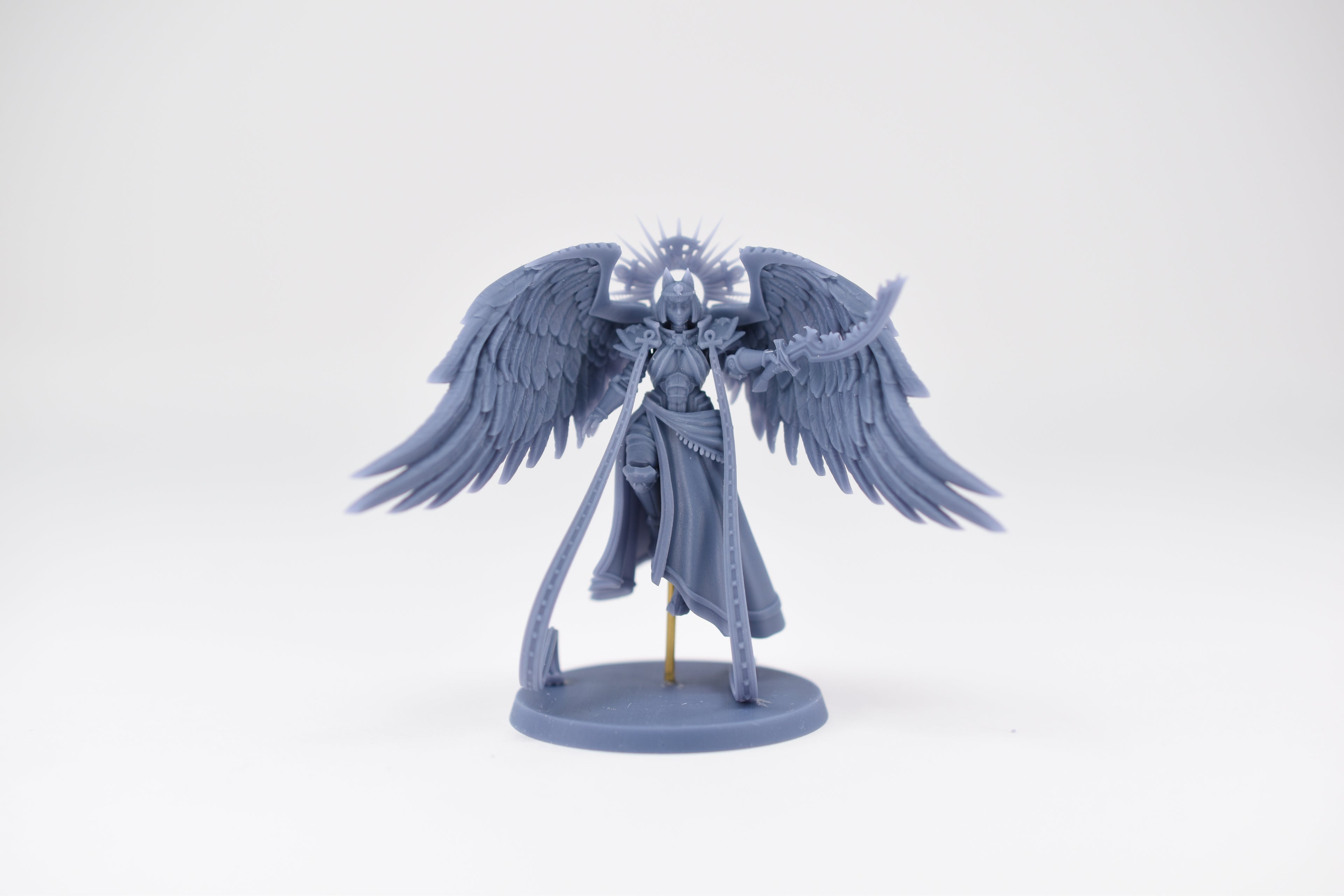 Space Nuns Bastet Celesine Saint. 3D printed mini.