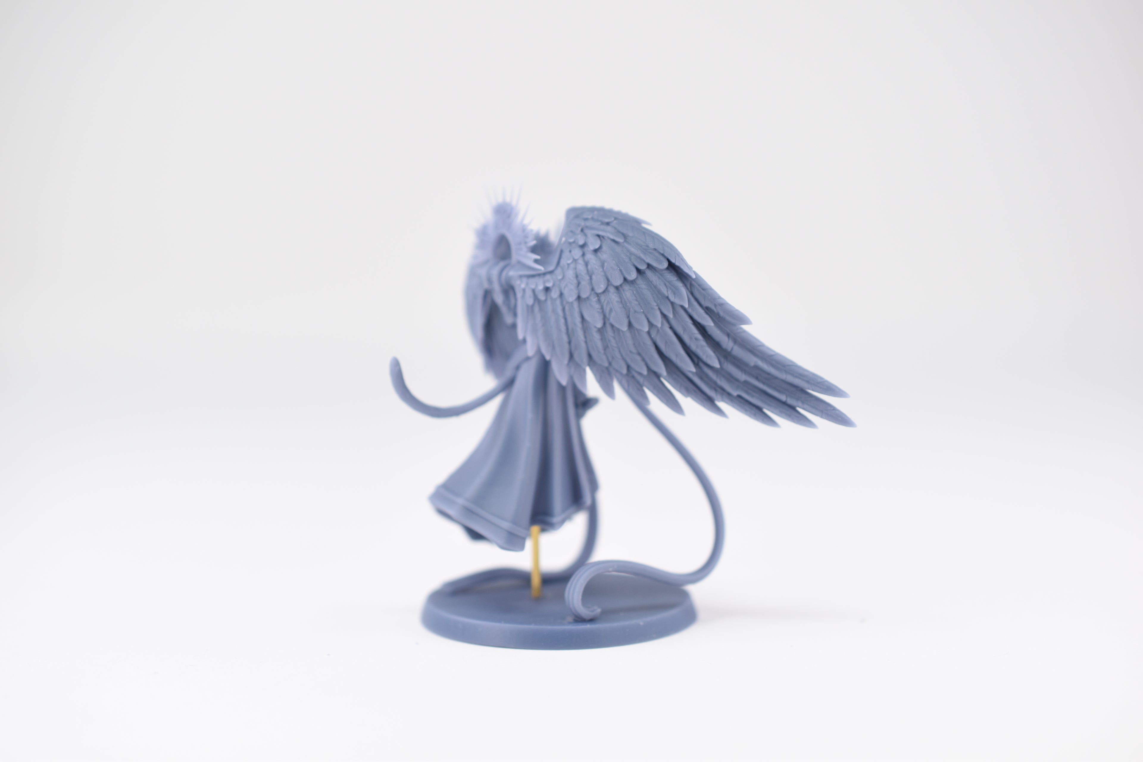 Space Nuns Bastet Celesine Saint. 3D printed mini.