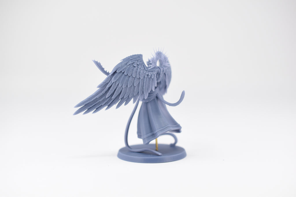 Space Nuns Bastet Celesine Saint. 3D printed mini.