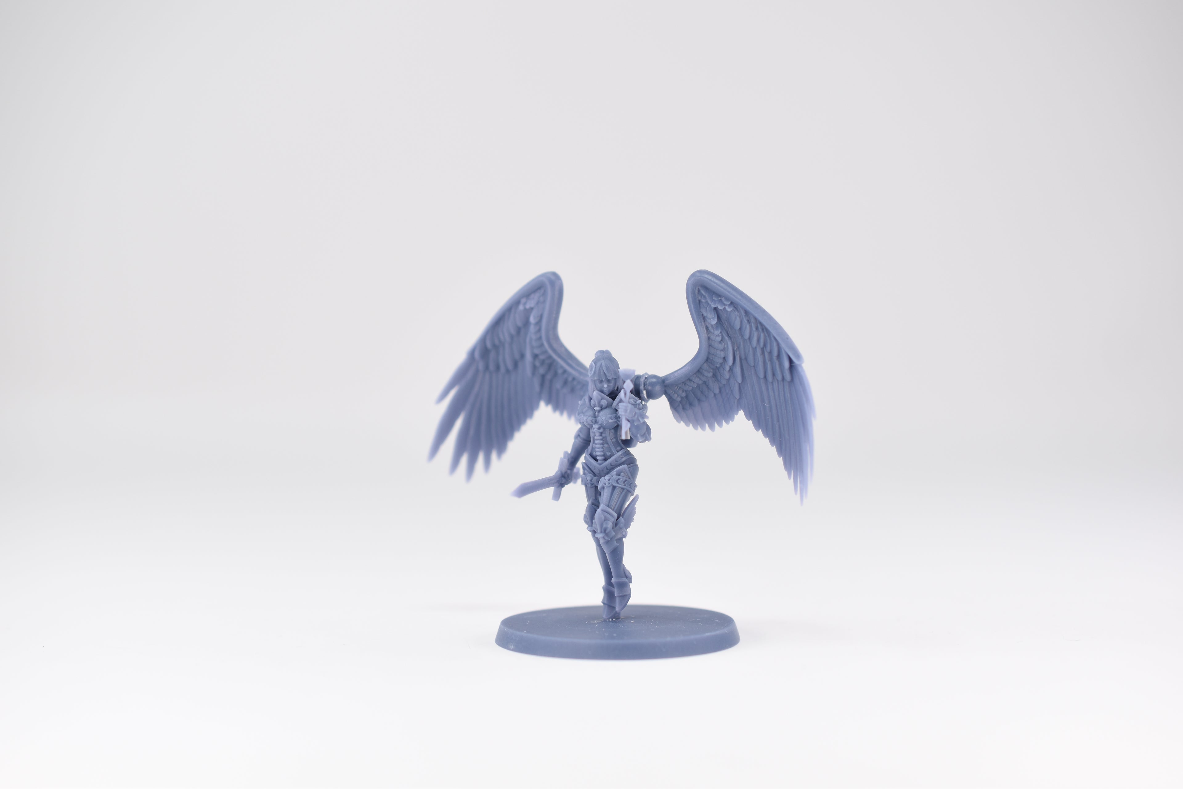 Space Nuns Angel Saint. 3D printed mini.