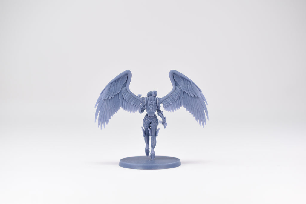 Space Nuns Angel Saint. 3D printed mini.