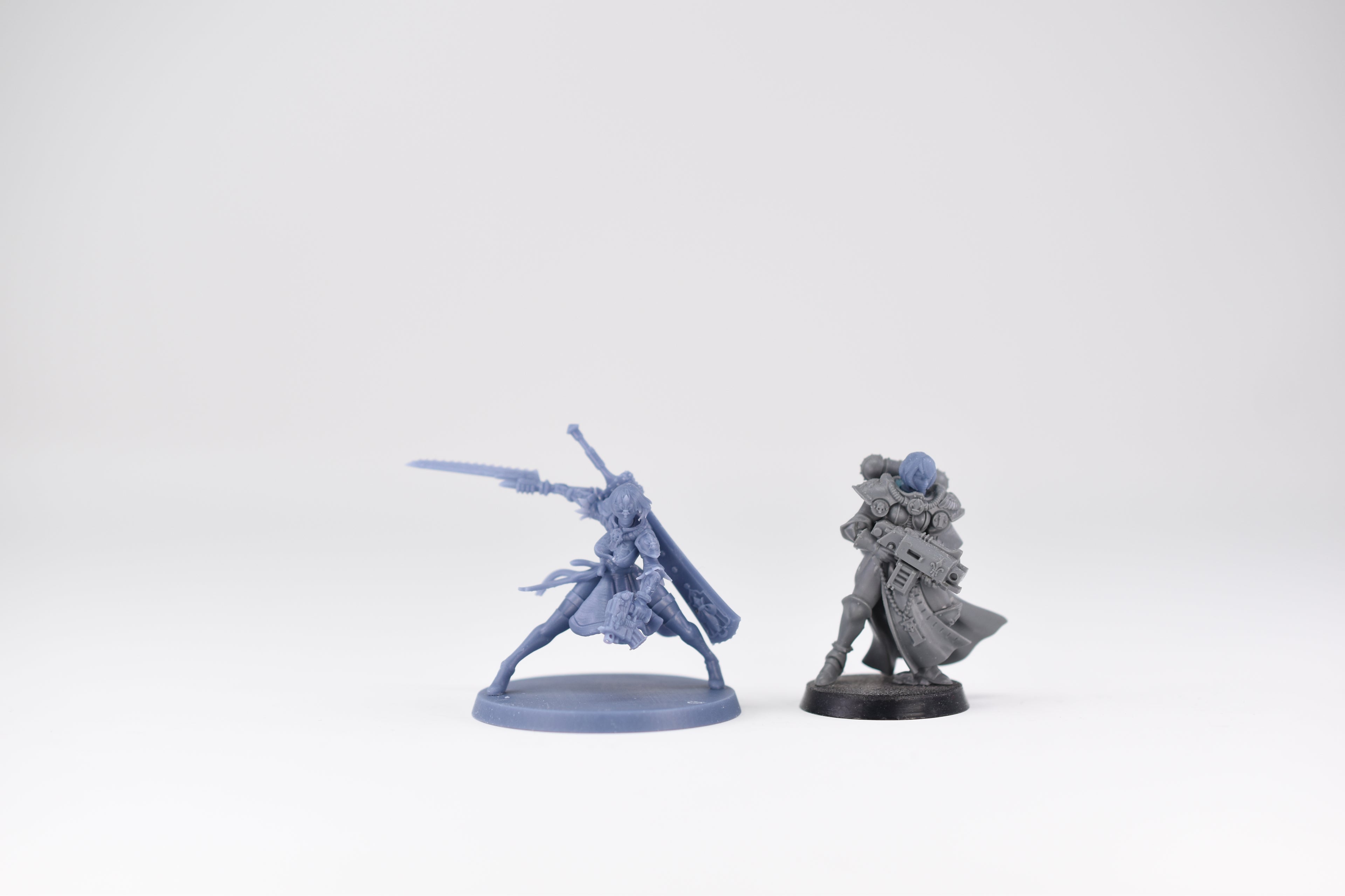 Space Nuns Sister Nier 3. 3D printed mini.