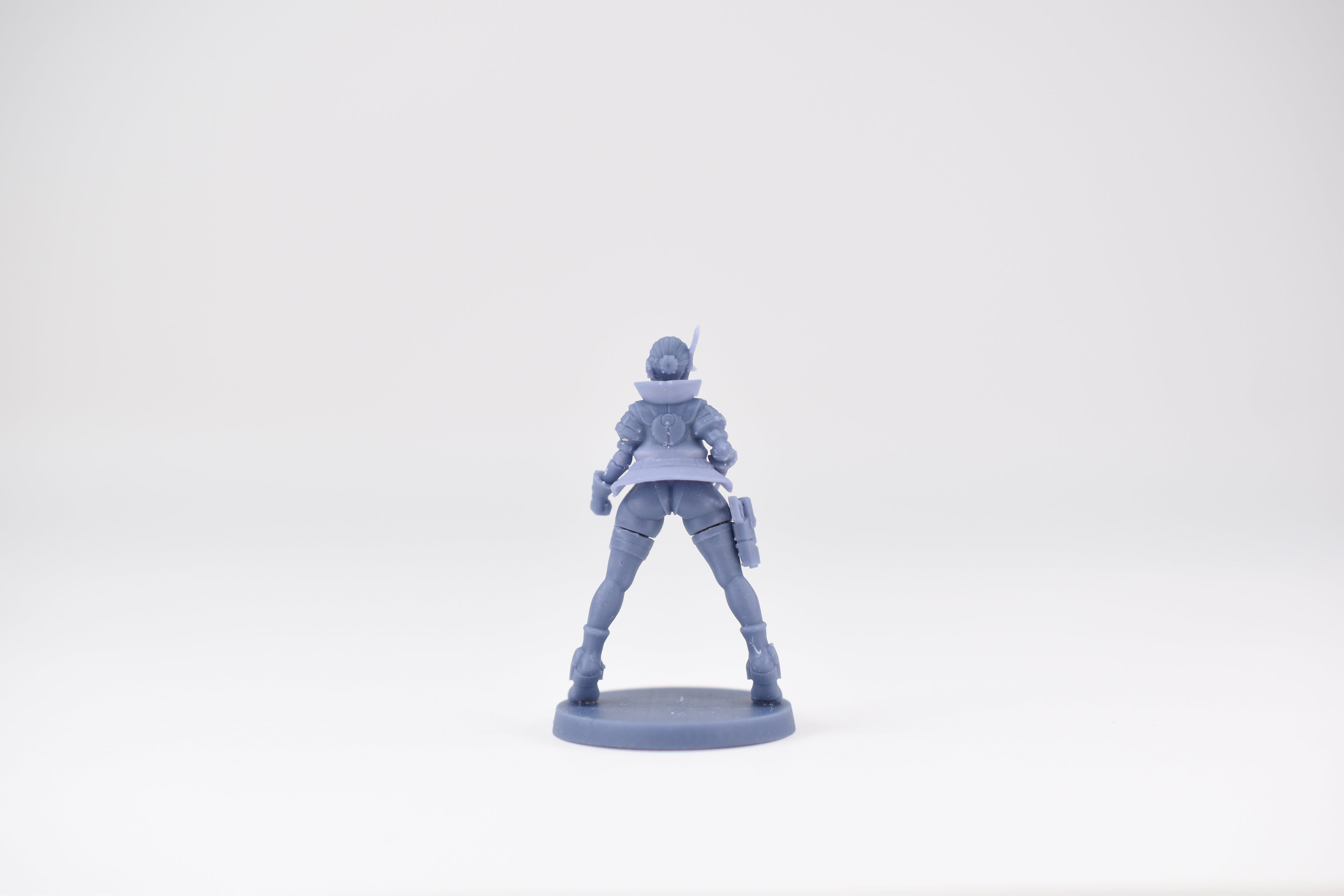 Greater Good Pinup Pilot (Standing). 3D printed mini.