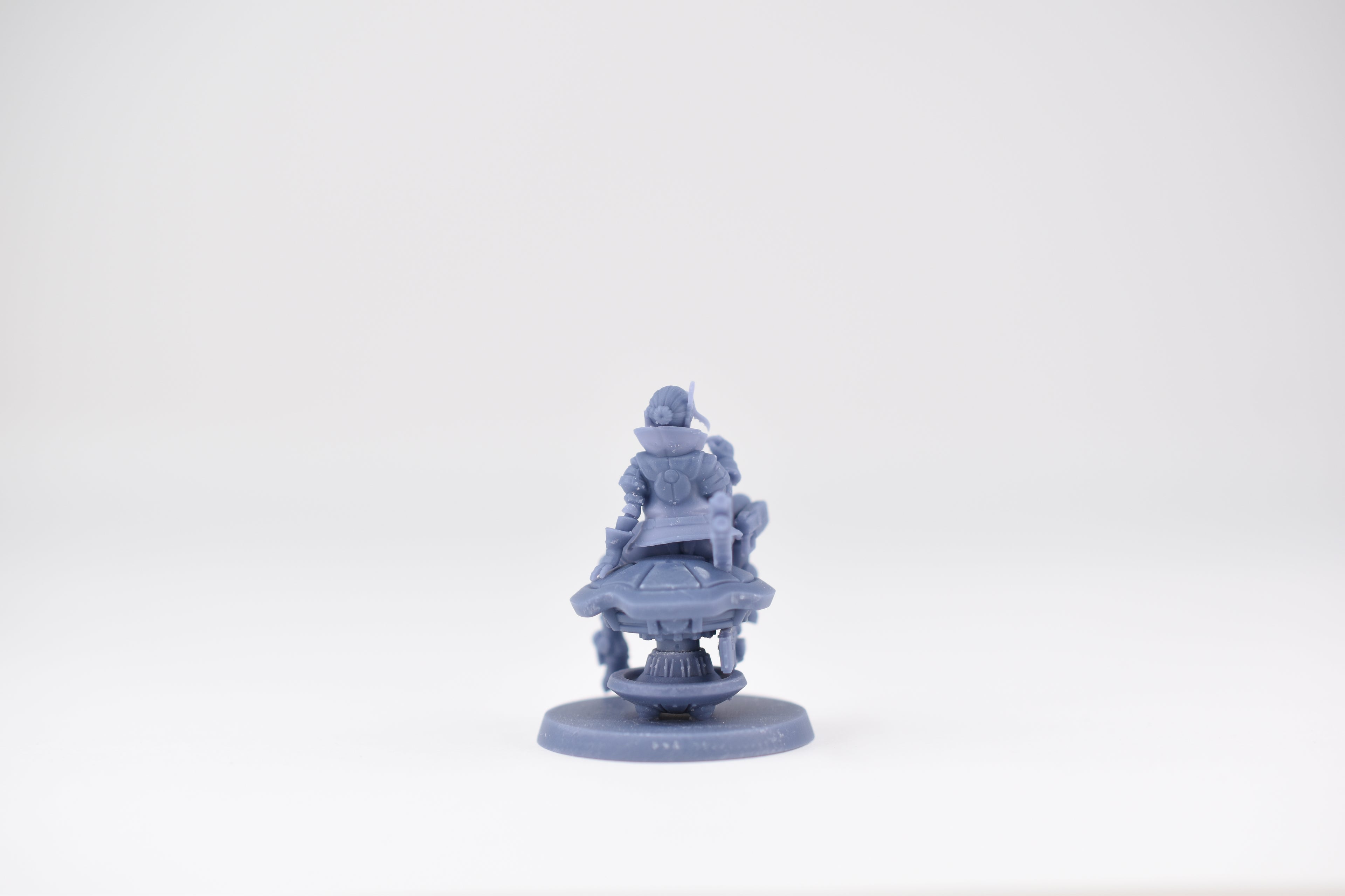 Greater Good Pinup Pilot (Sitting). 3D printed mini.