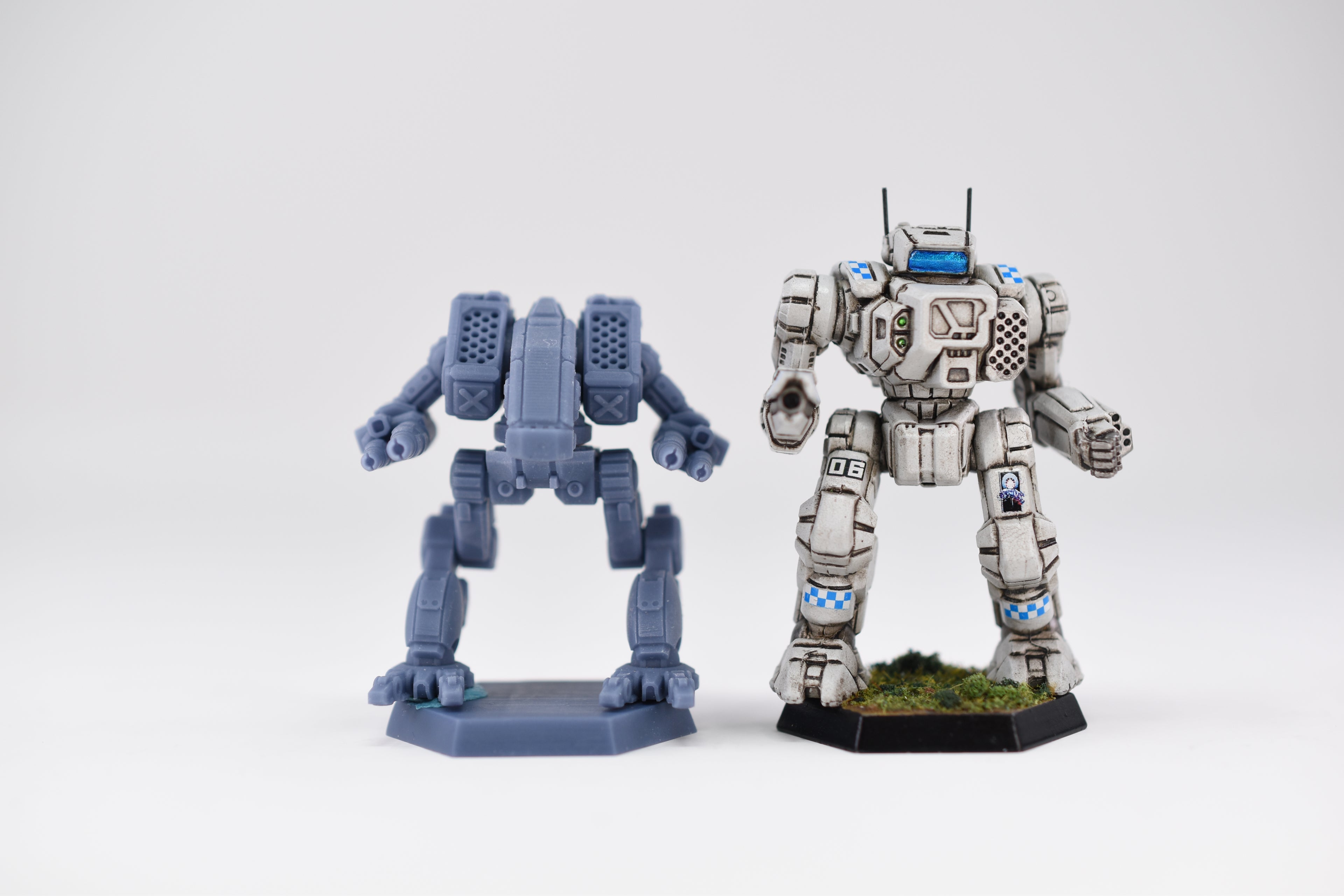 Mdog P mecha. 3D printed mini.