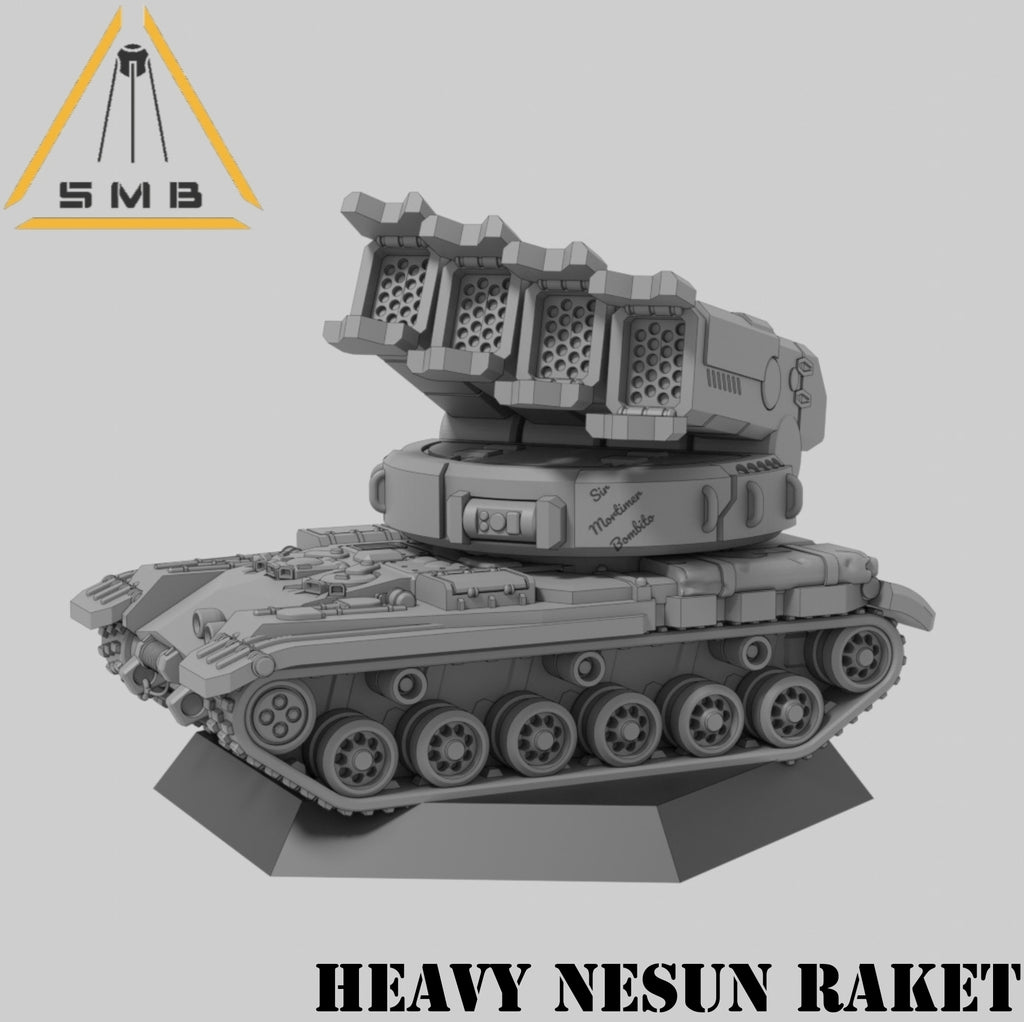 Heavy Nesun Raket. 3D printed mini.