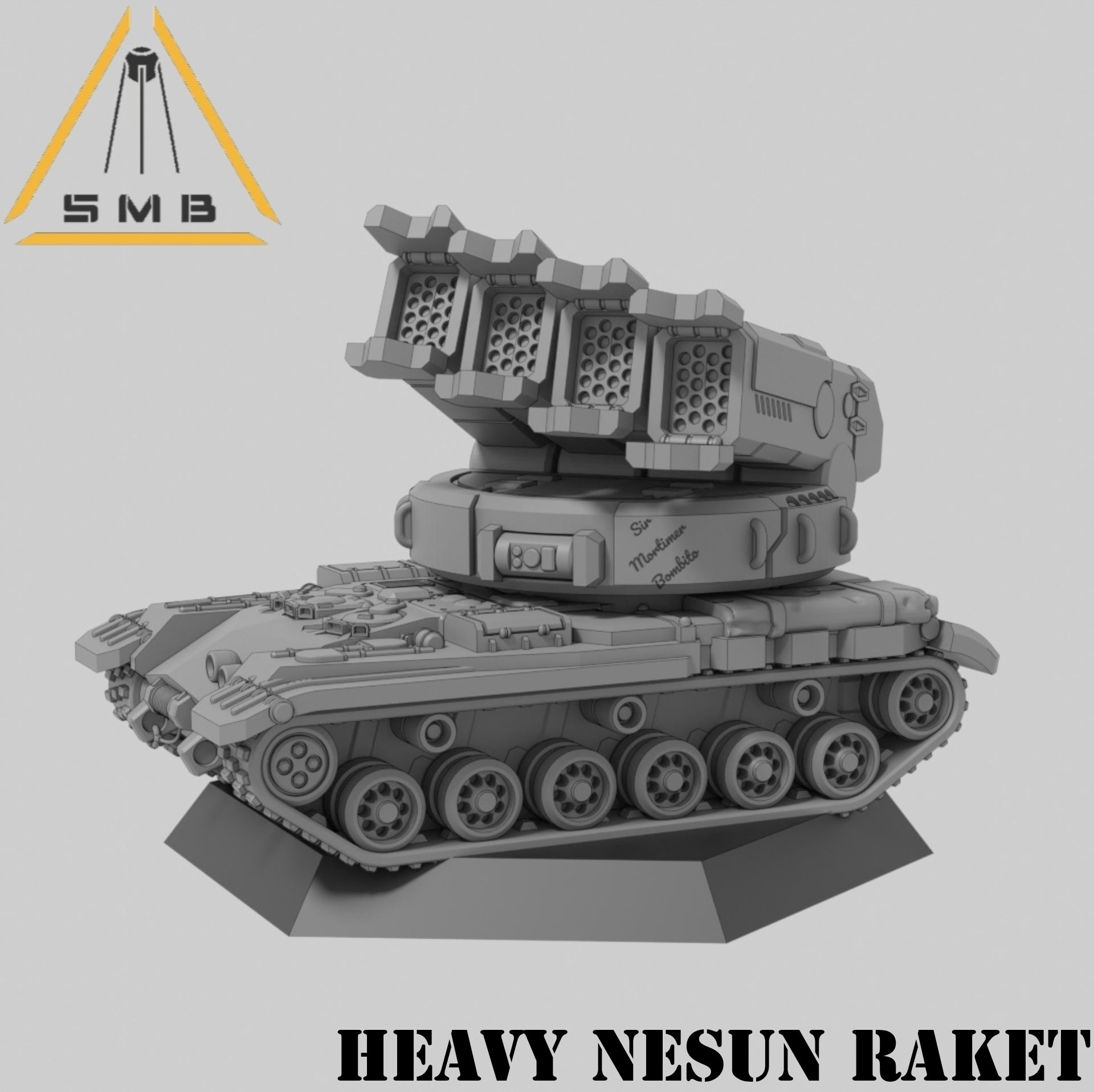 Heavy Nesun Raket. 3D printed mini.