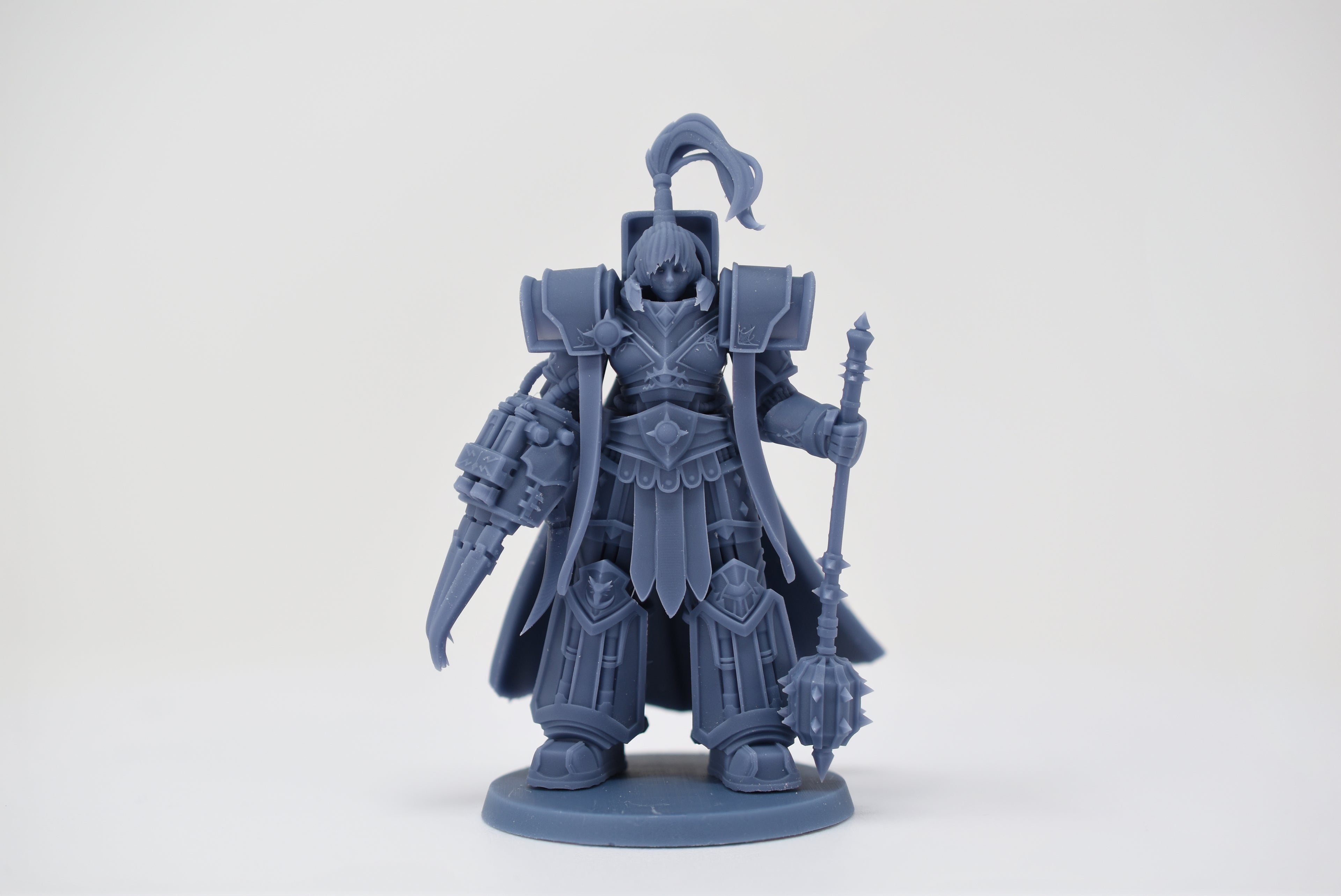 Matriarch Lady Horus v1 (no wolf). 3D printed mini.