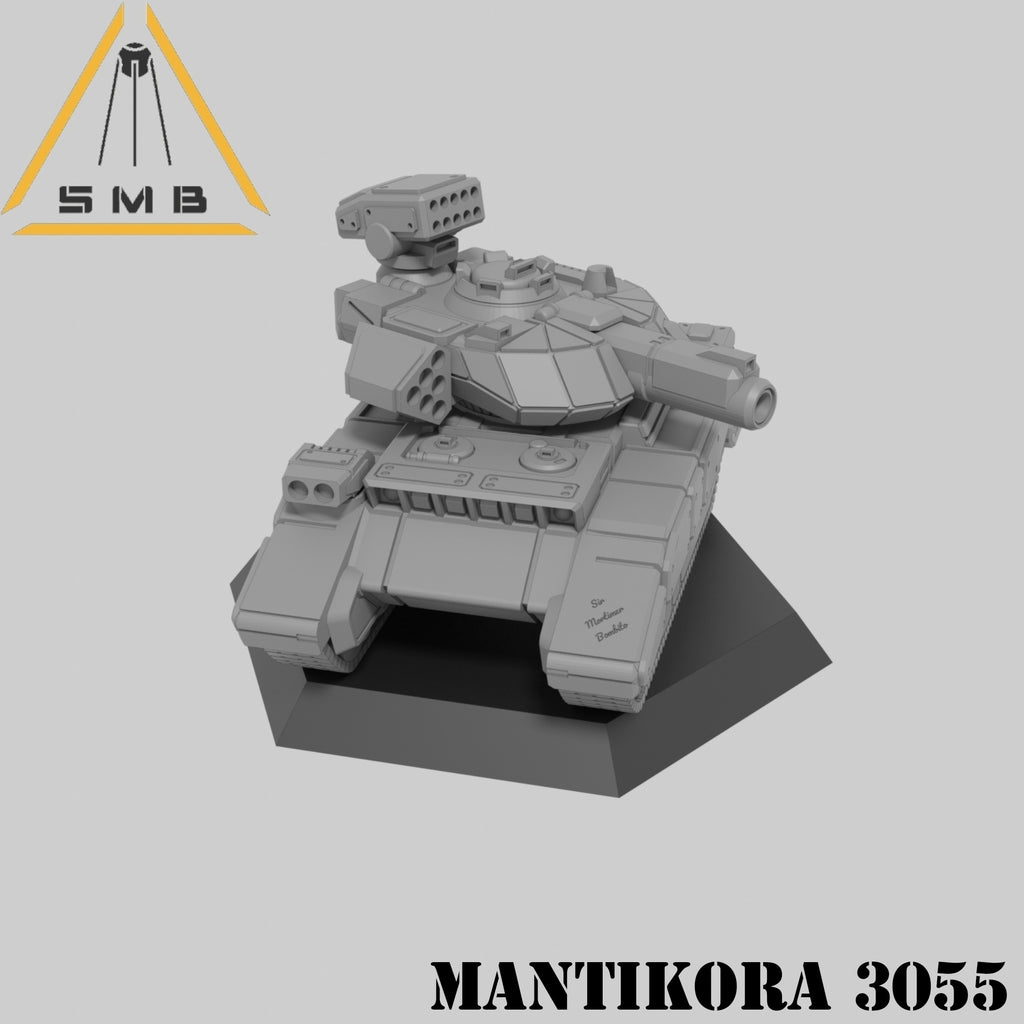 Mantikora Tank. 3D printed mini.